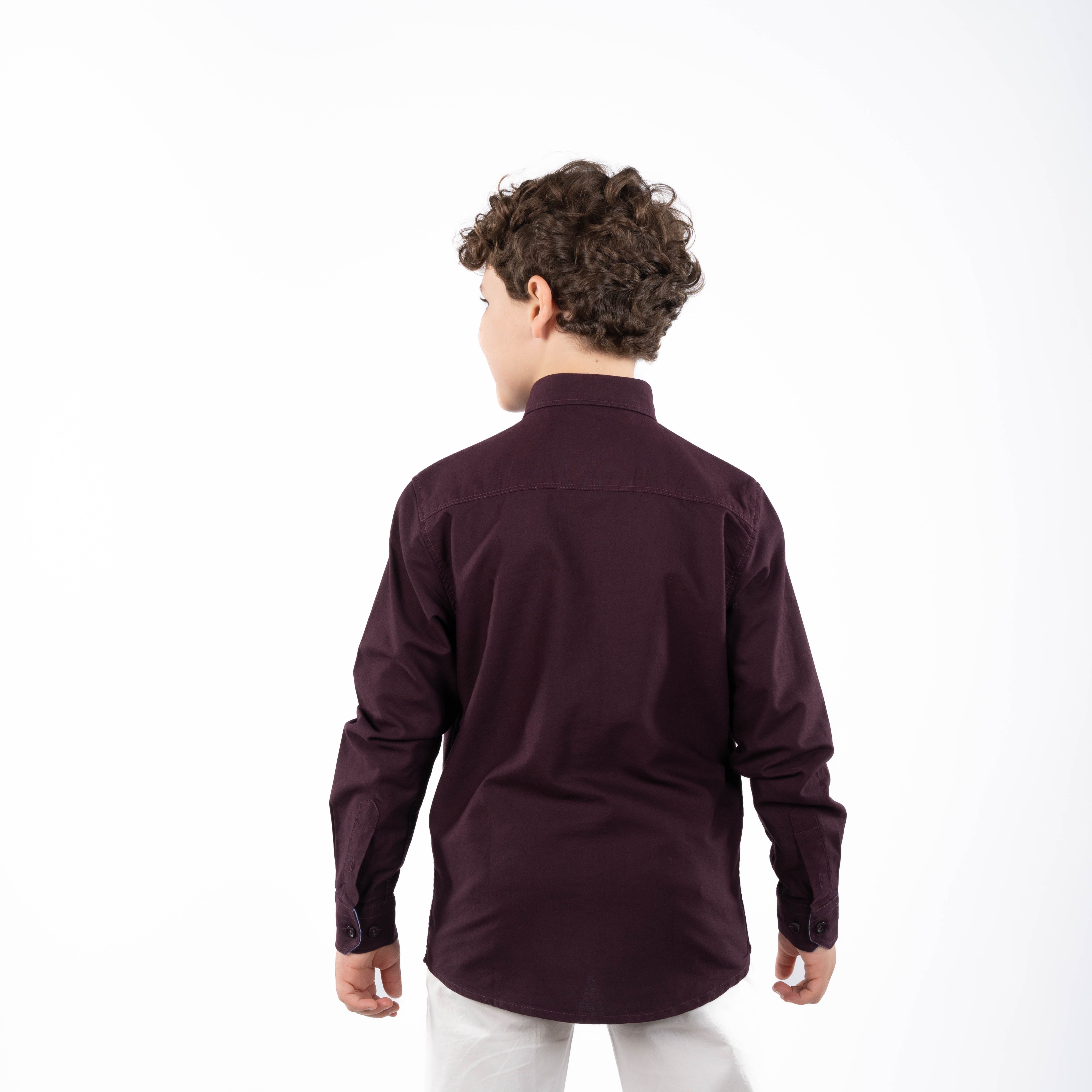 قميص - ولادي - كم طويل