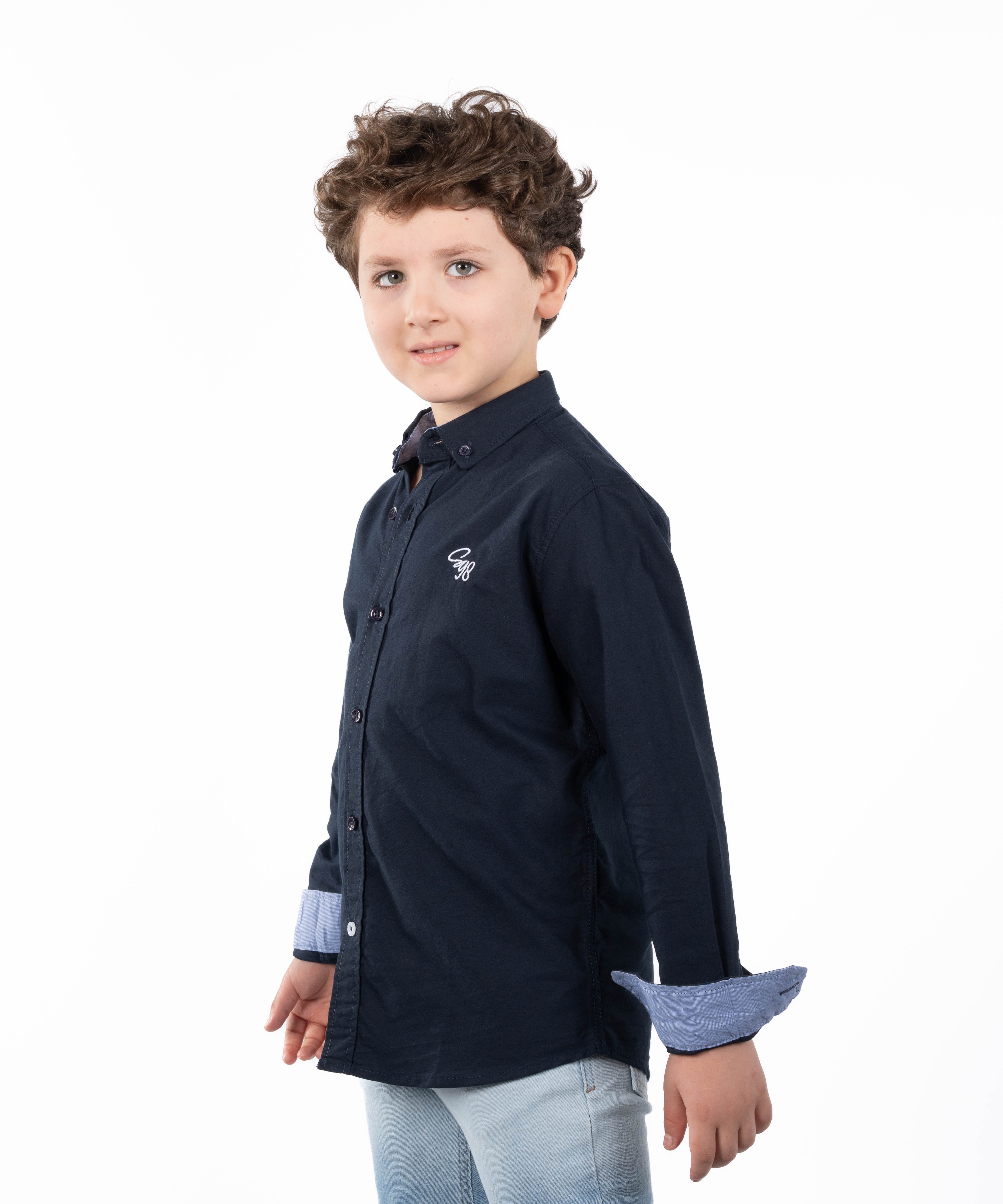 قميص - ولادي - كم طويل