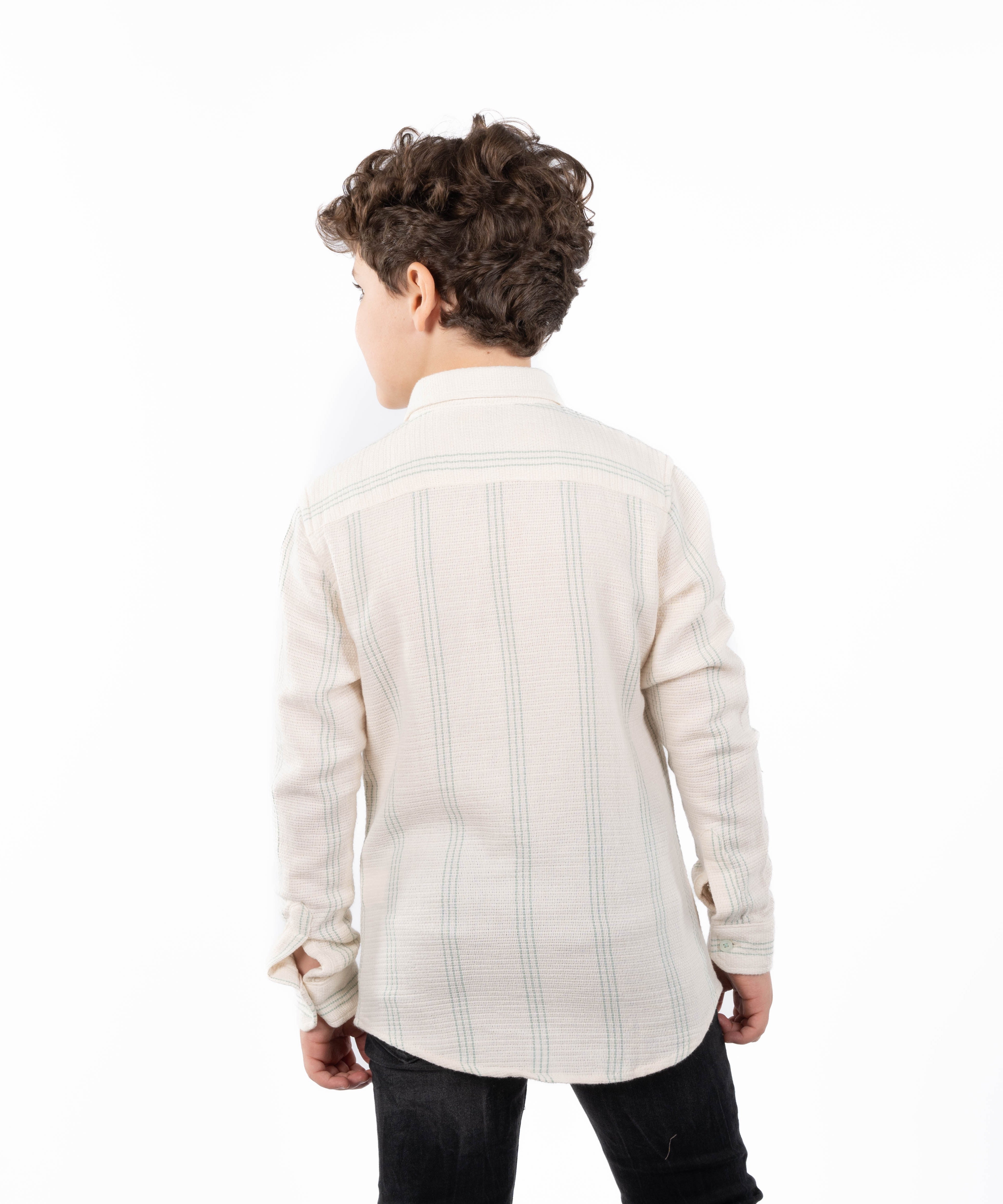 قميص - ولادي - كم طويل