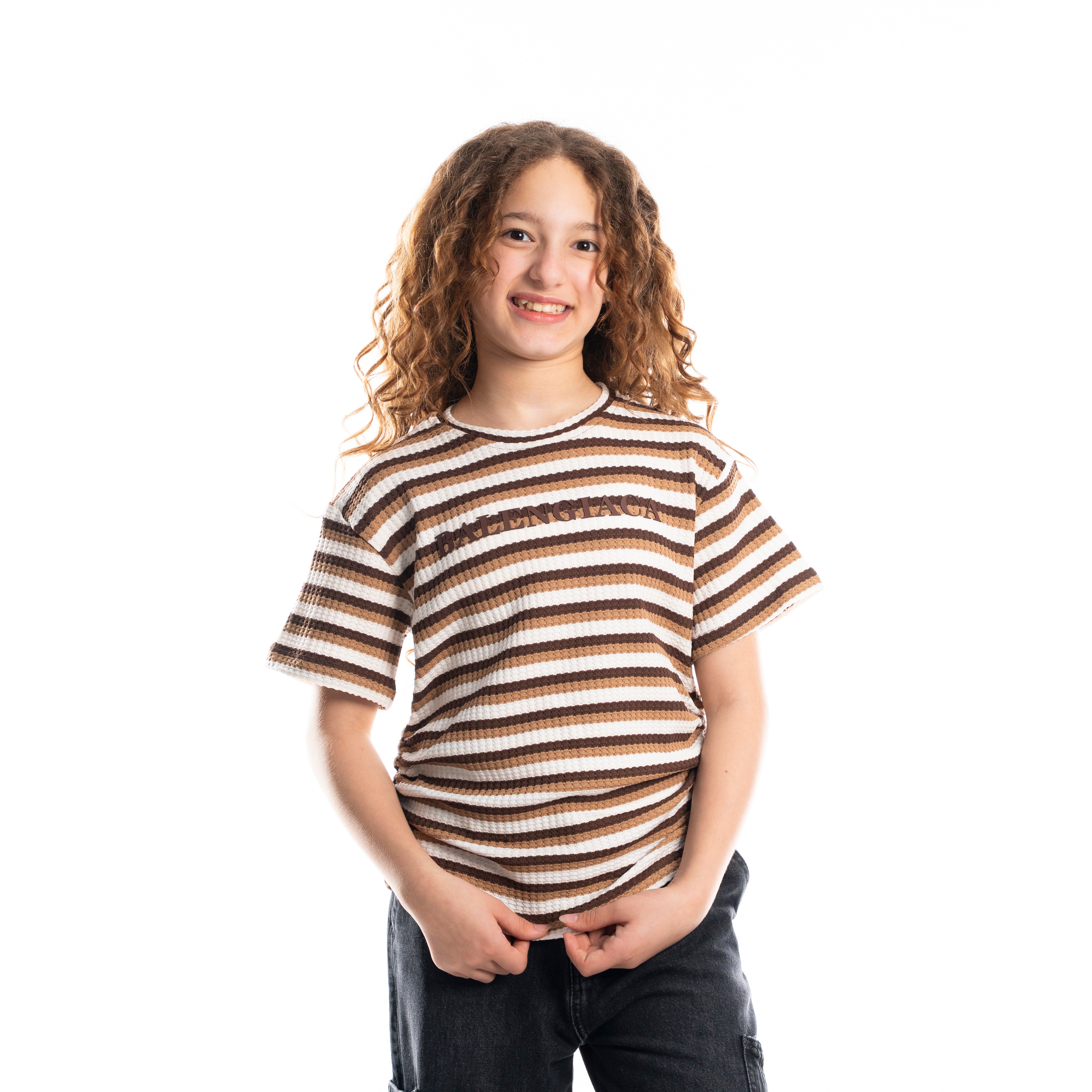 T-Shirt - Girls - Sripped