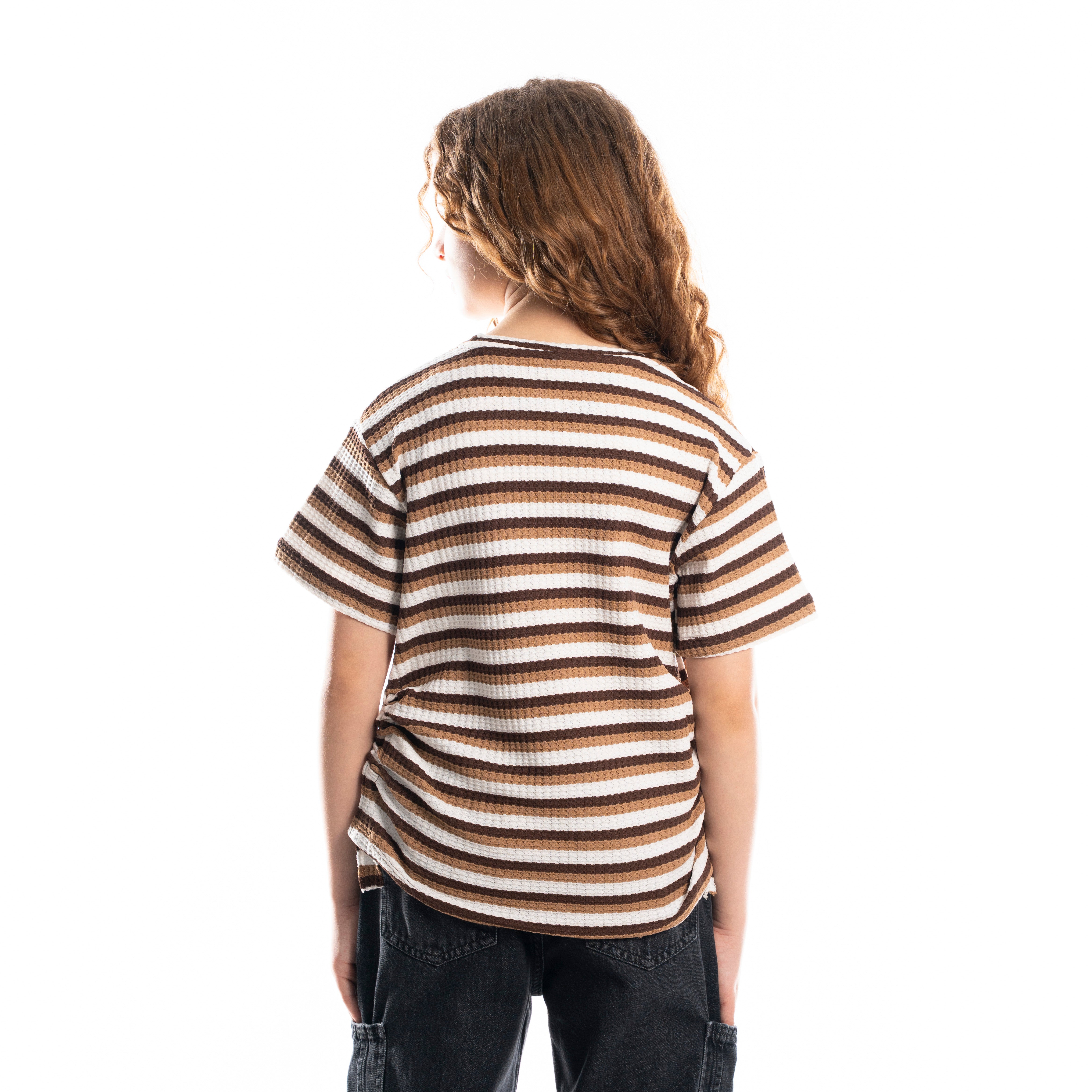 T-Shirt - Girls - Sripped