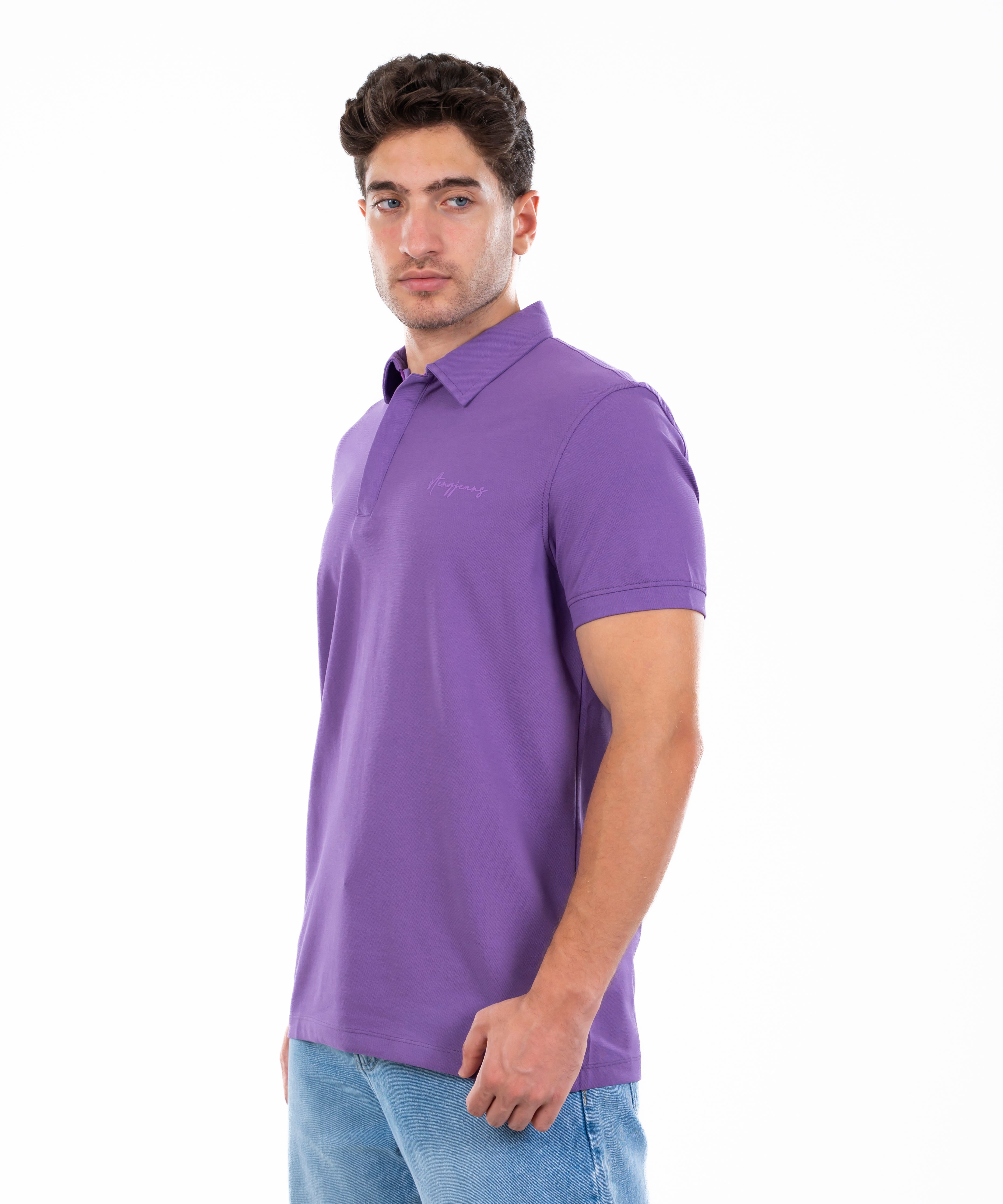 Polo T-shirt - Men - Plain