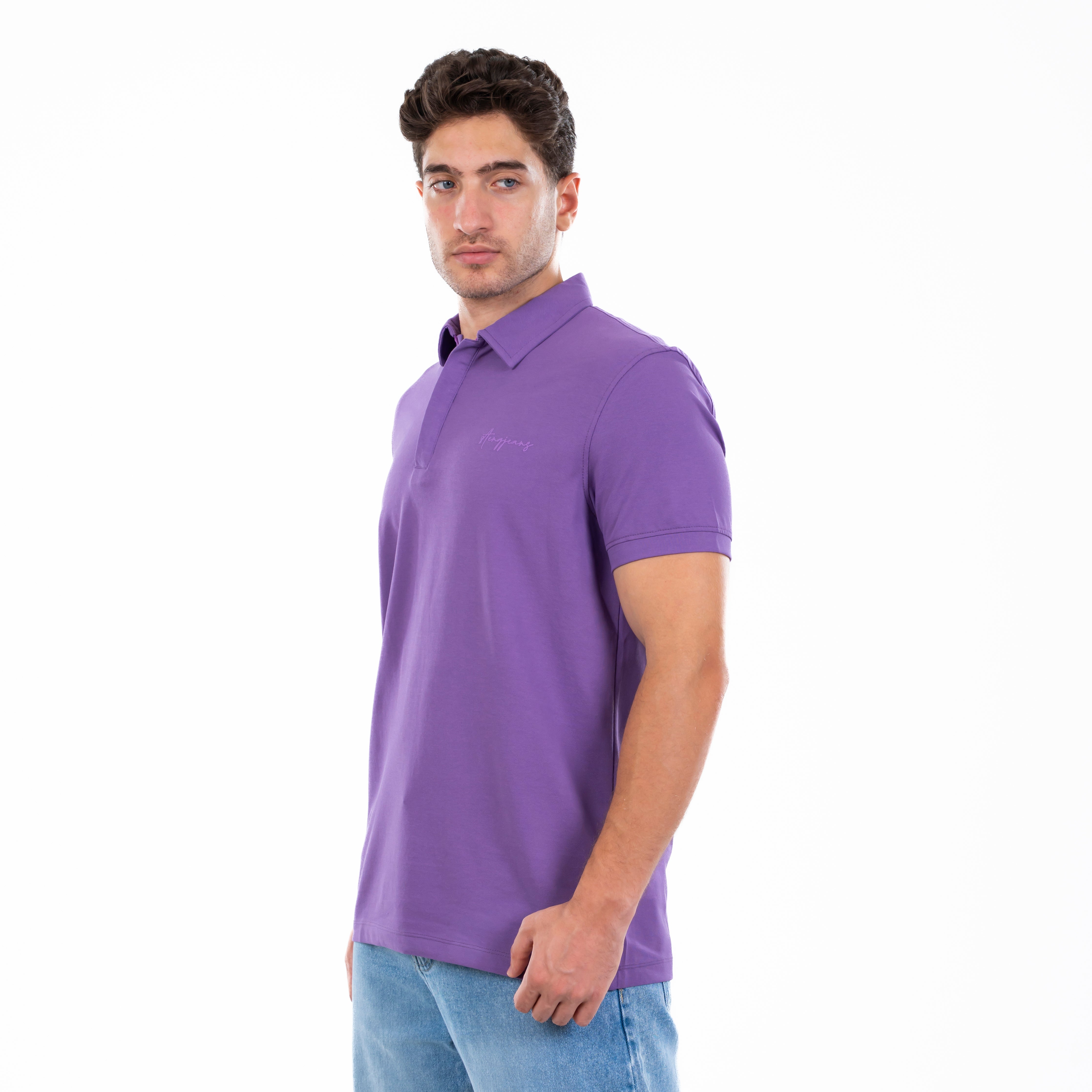 Polo T-shirt - Men - Plain