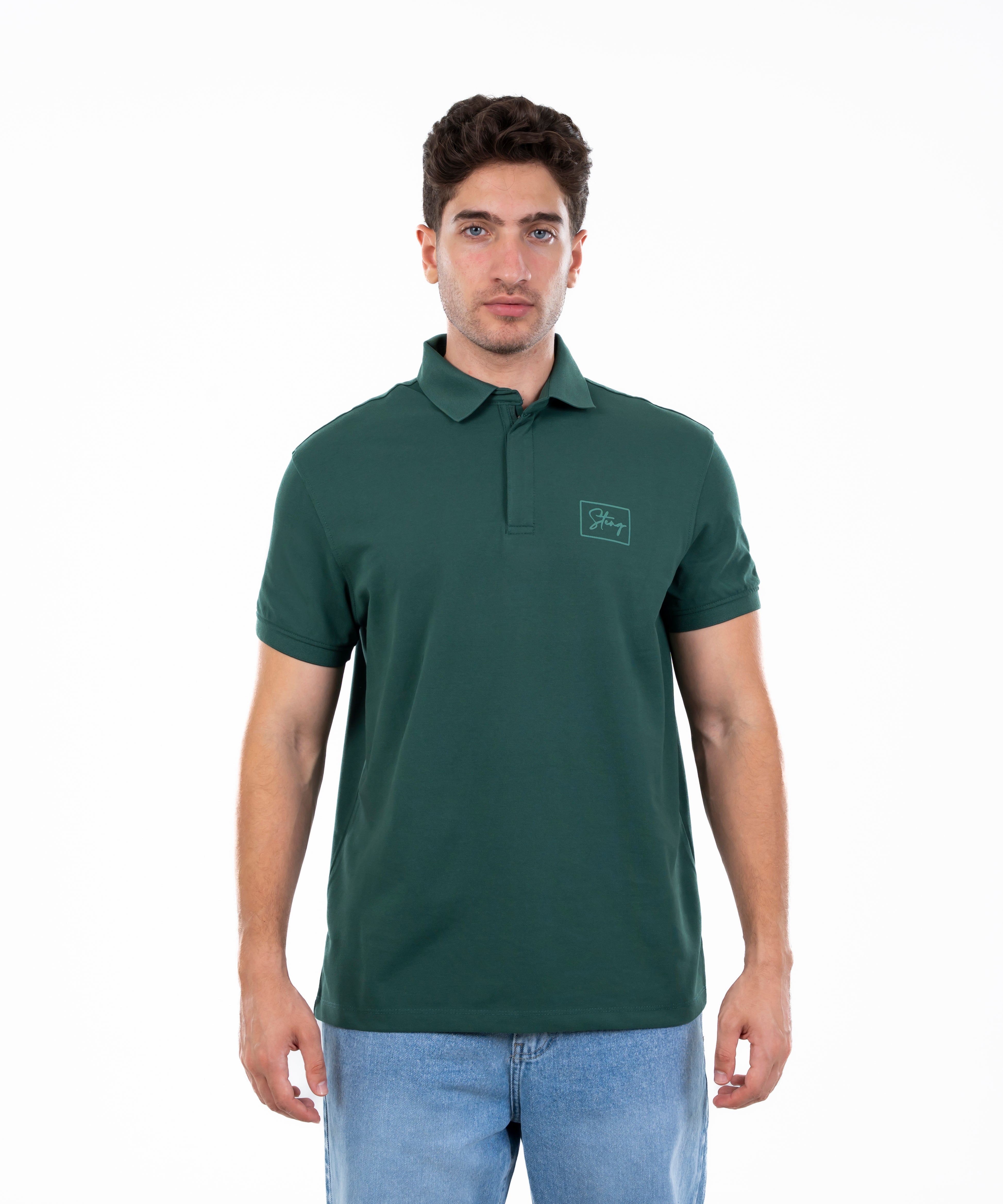 Polo T-shirt - Men - Plain