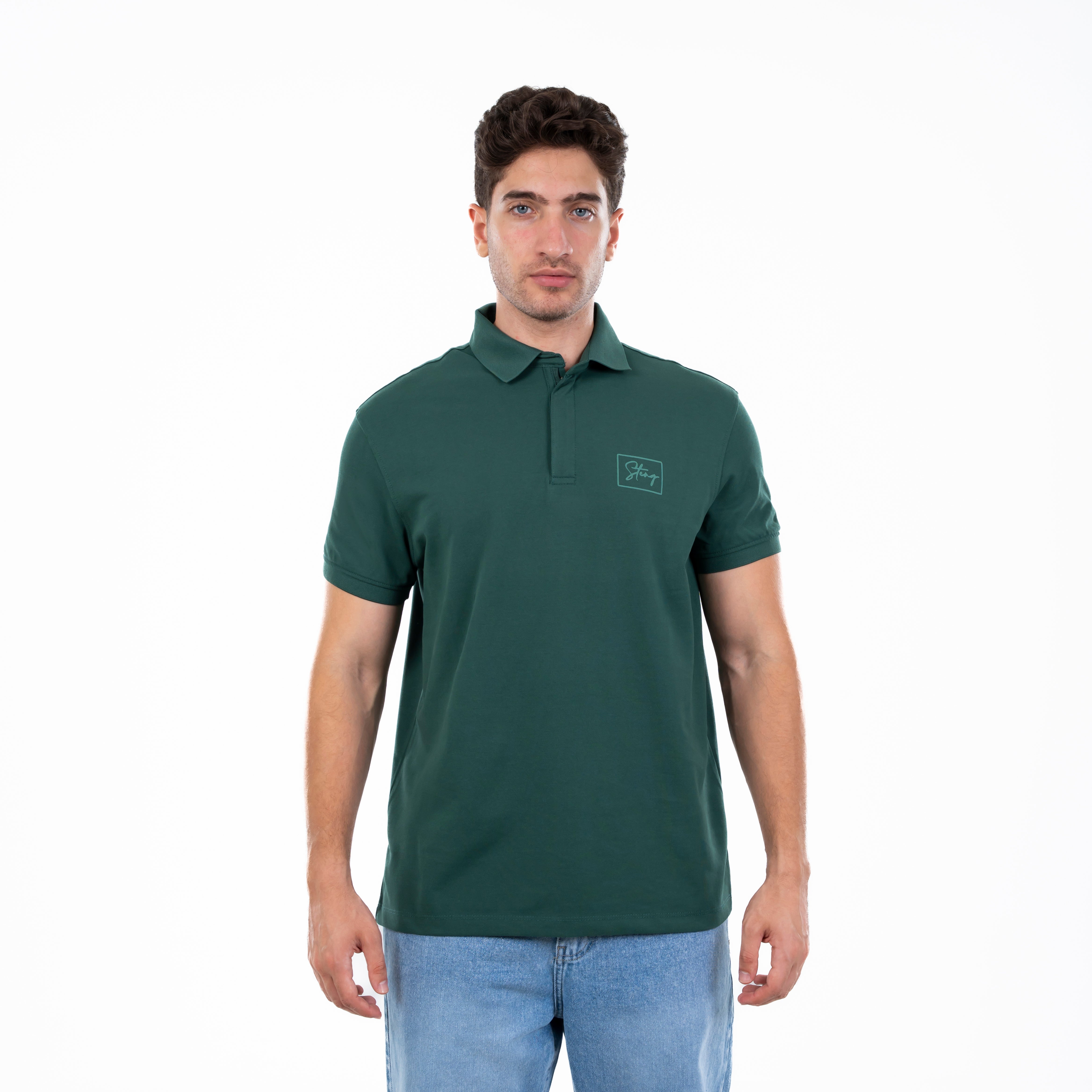 Polo T-shirt - Men - Plain
