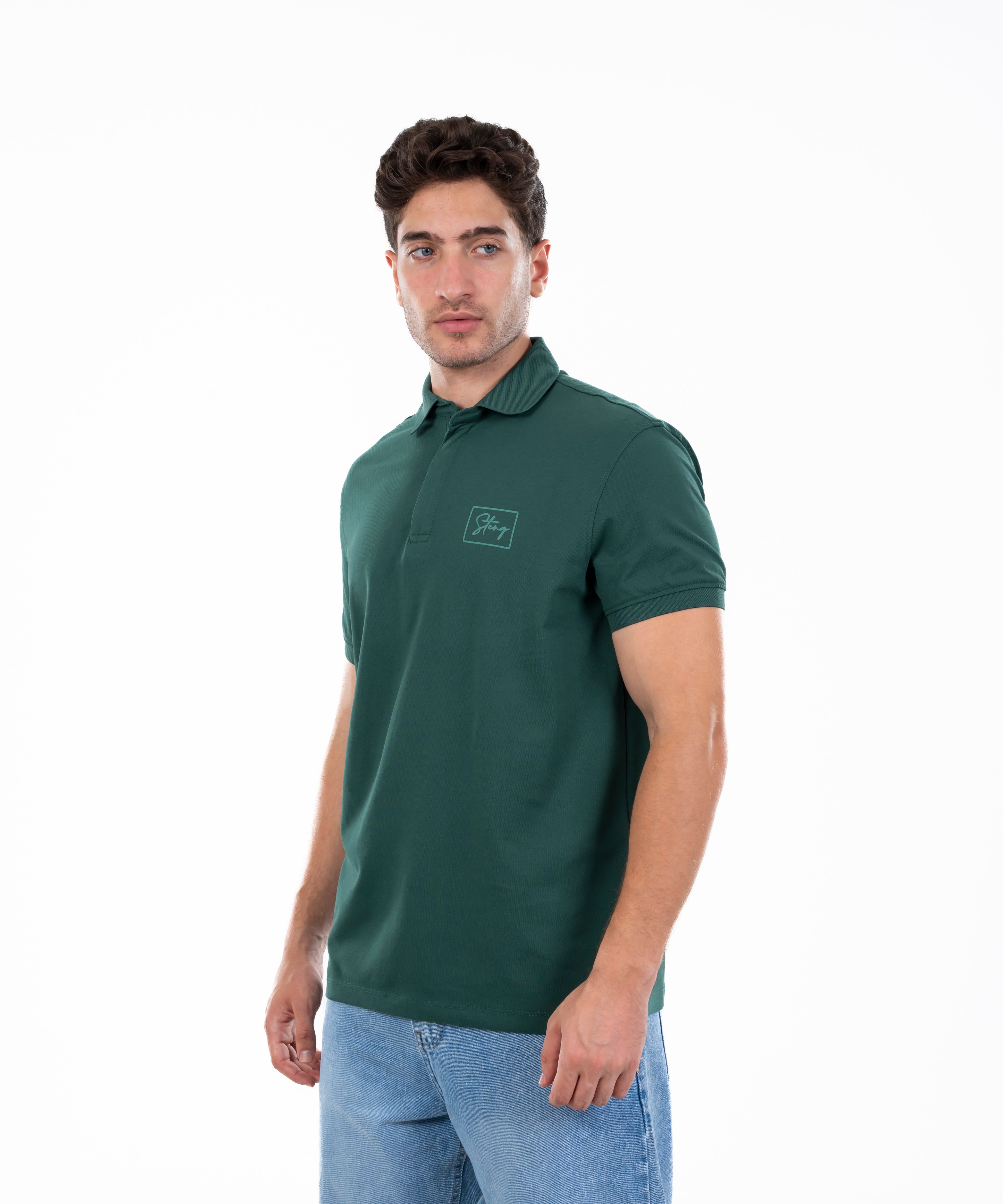 Polo T-shirt - Men - Plain
