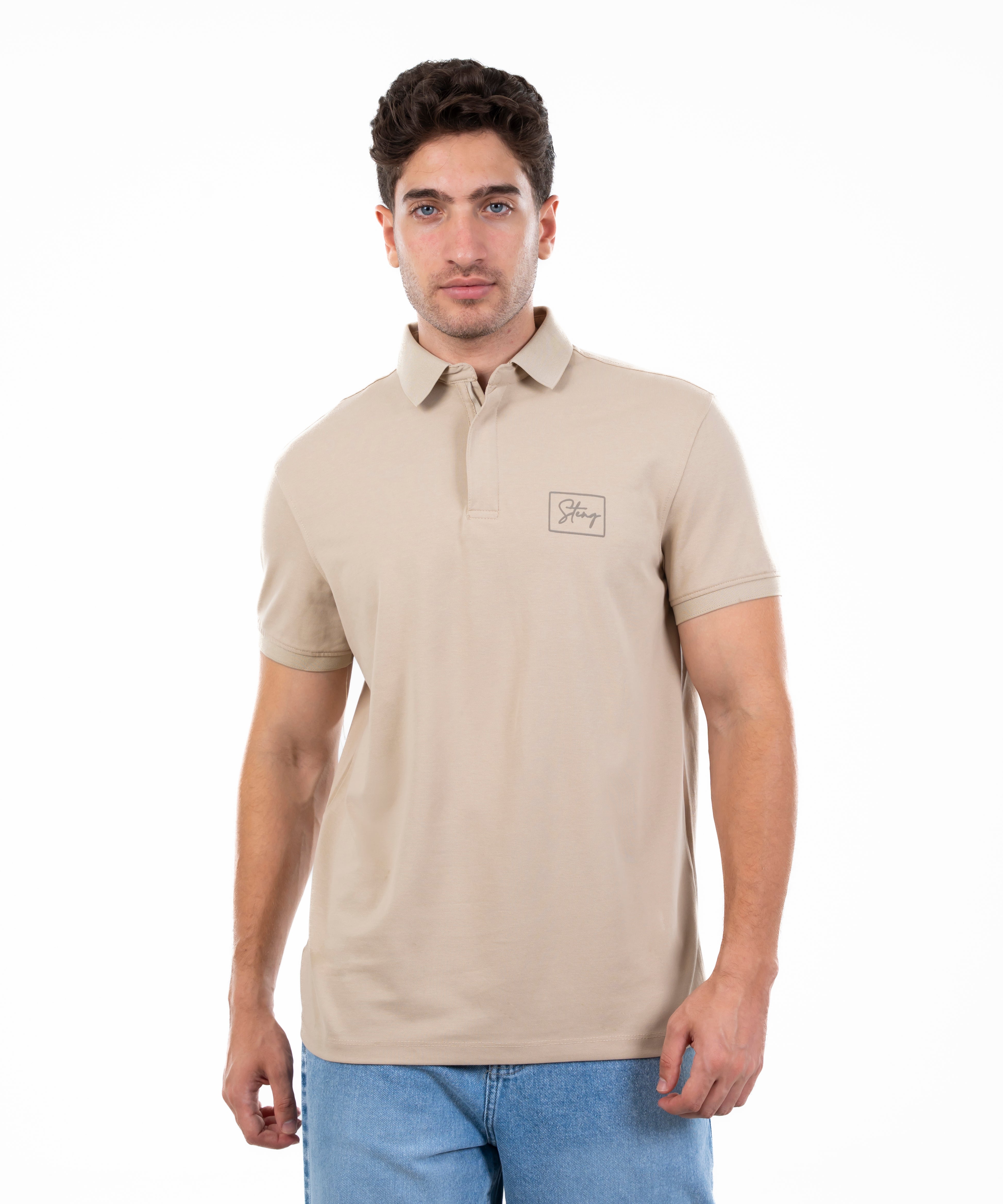 Polo T-shirt - Men - Plain