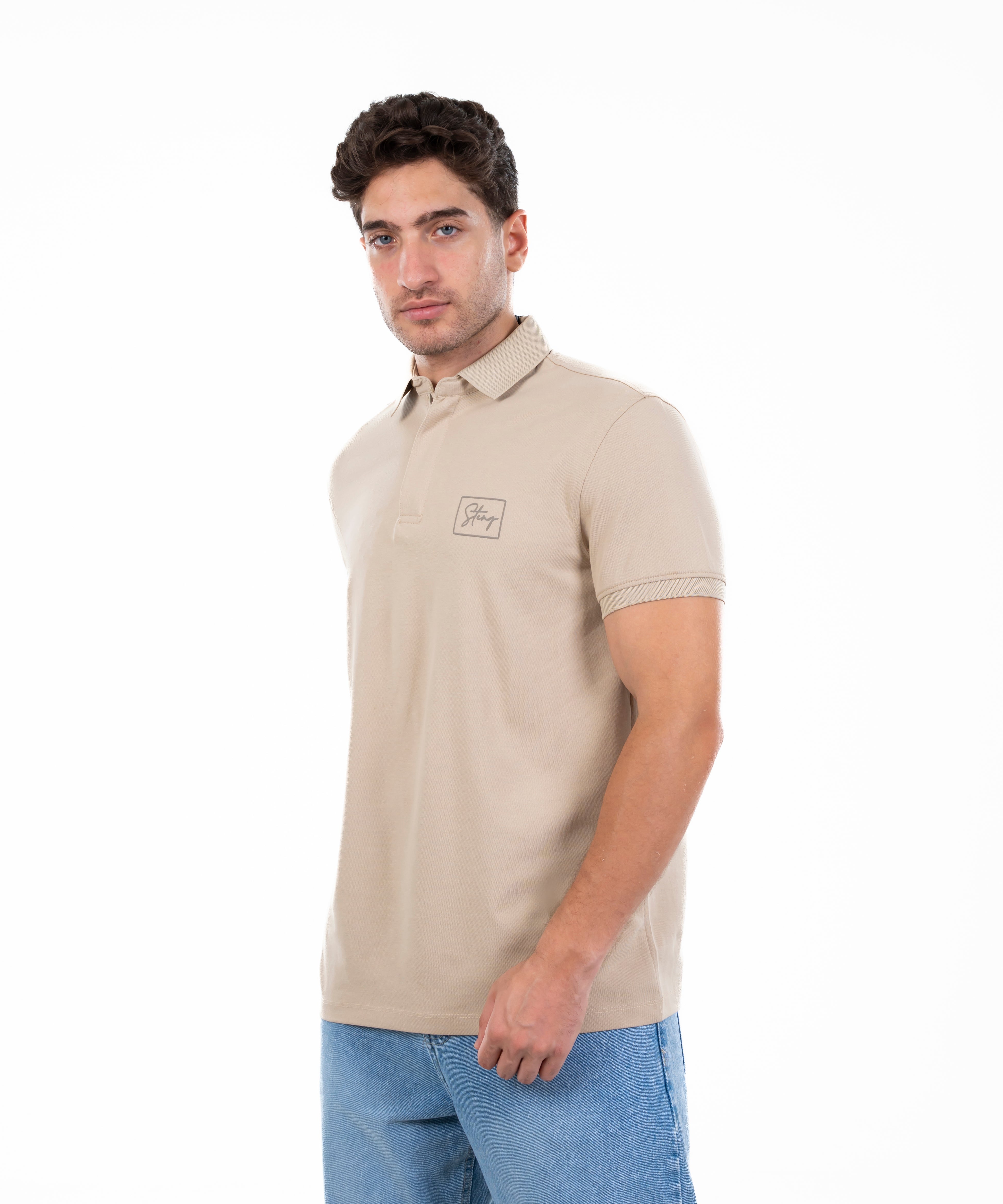 Polo T-shirt - Men - Plain