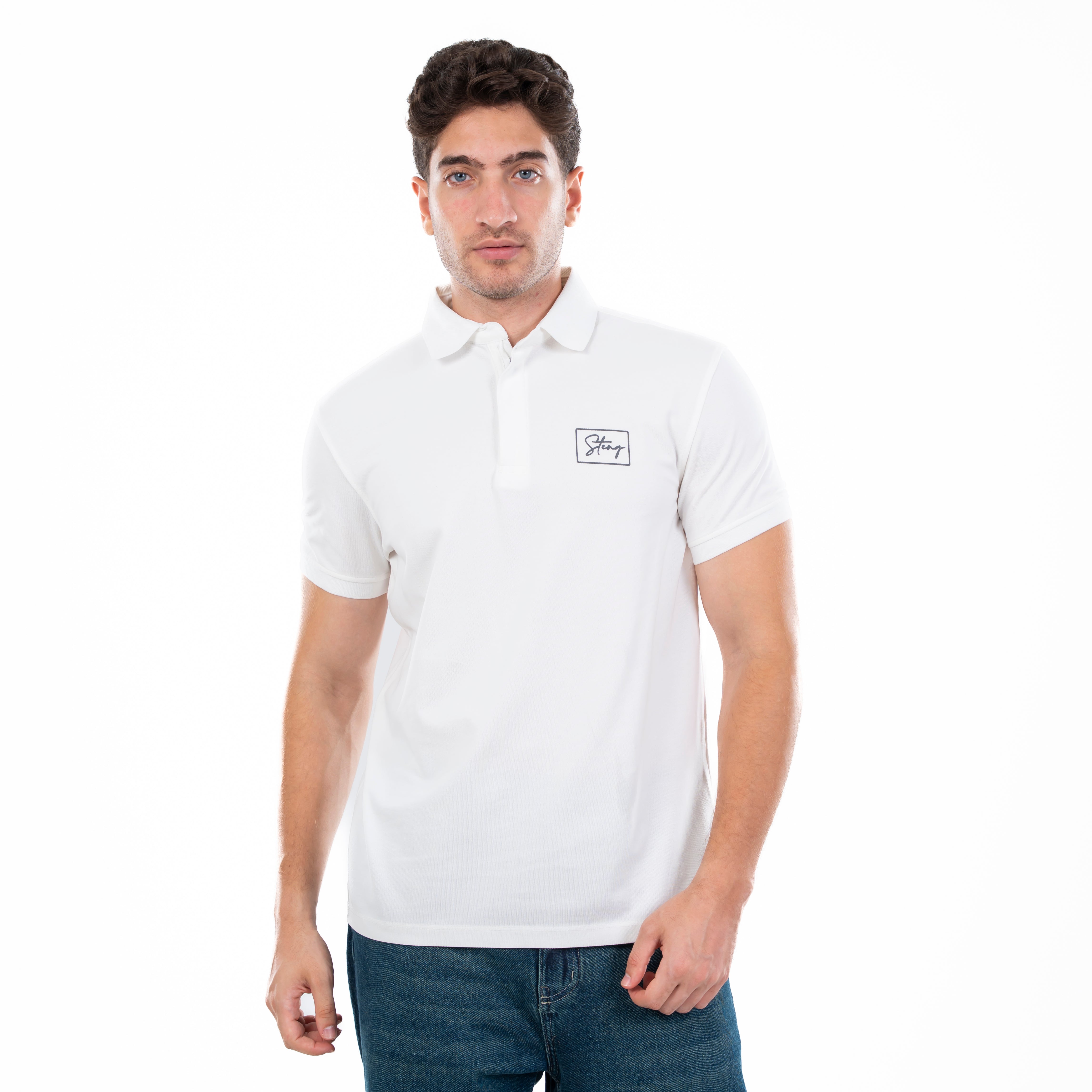 Polo T-shirt - Men - Plain