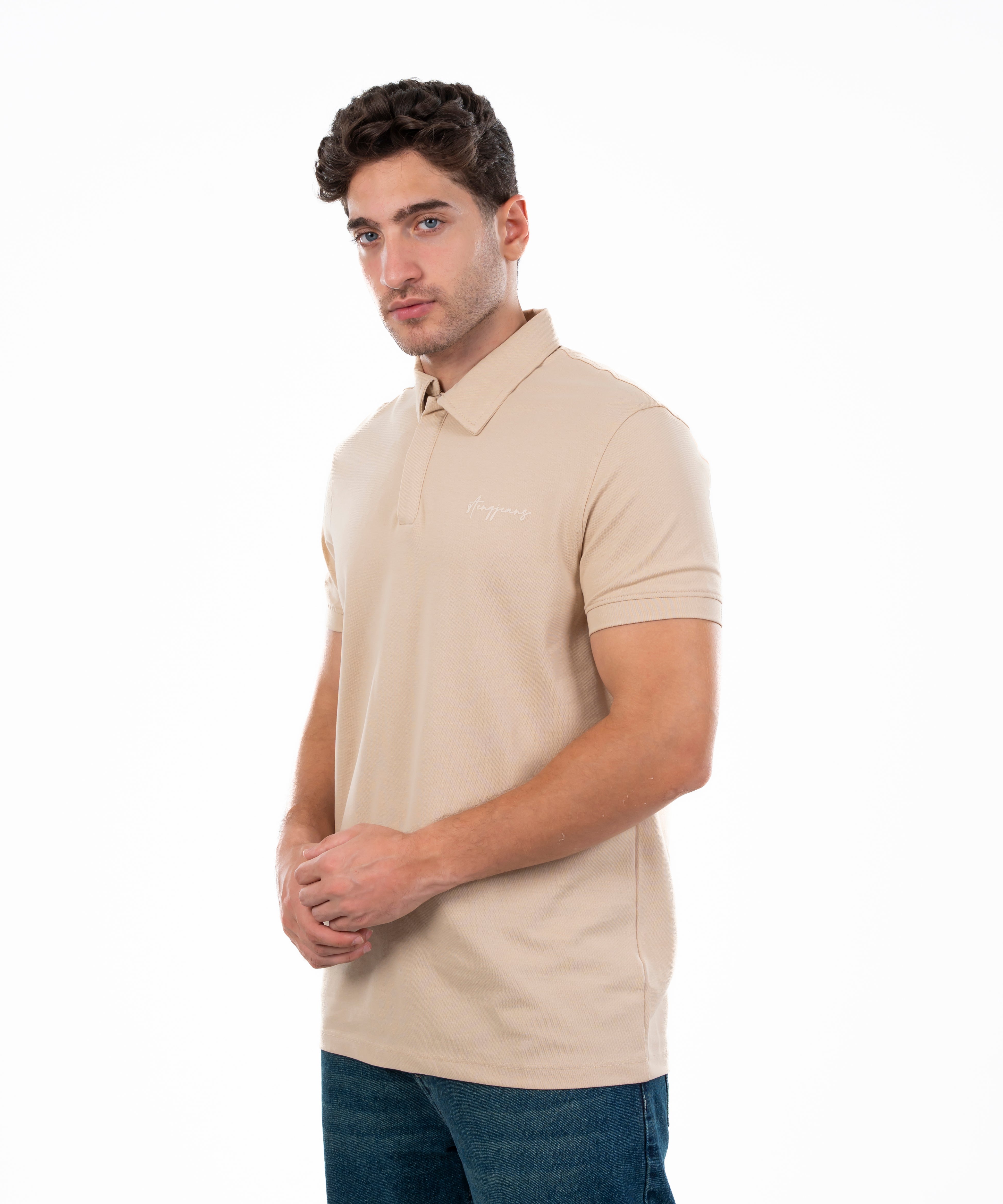 Polo T-shirt - Men - Plain