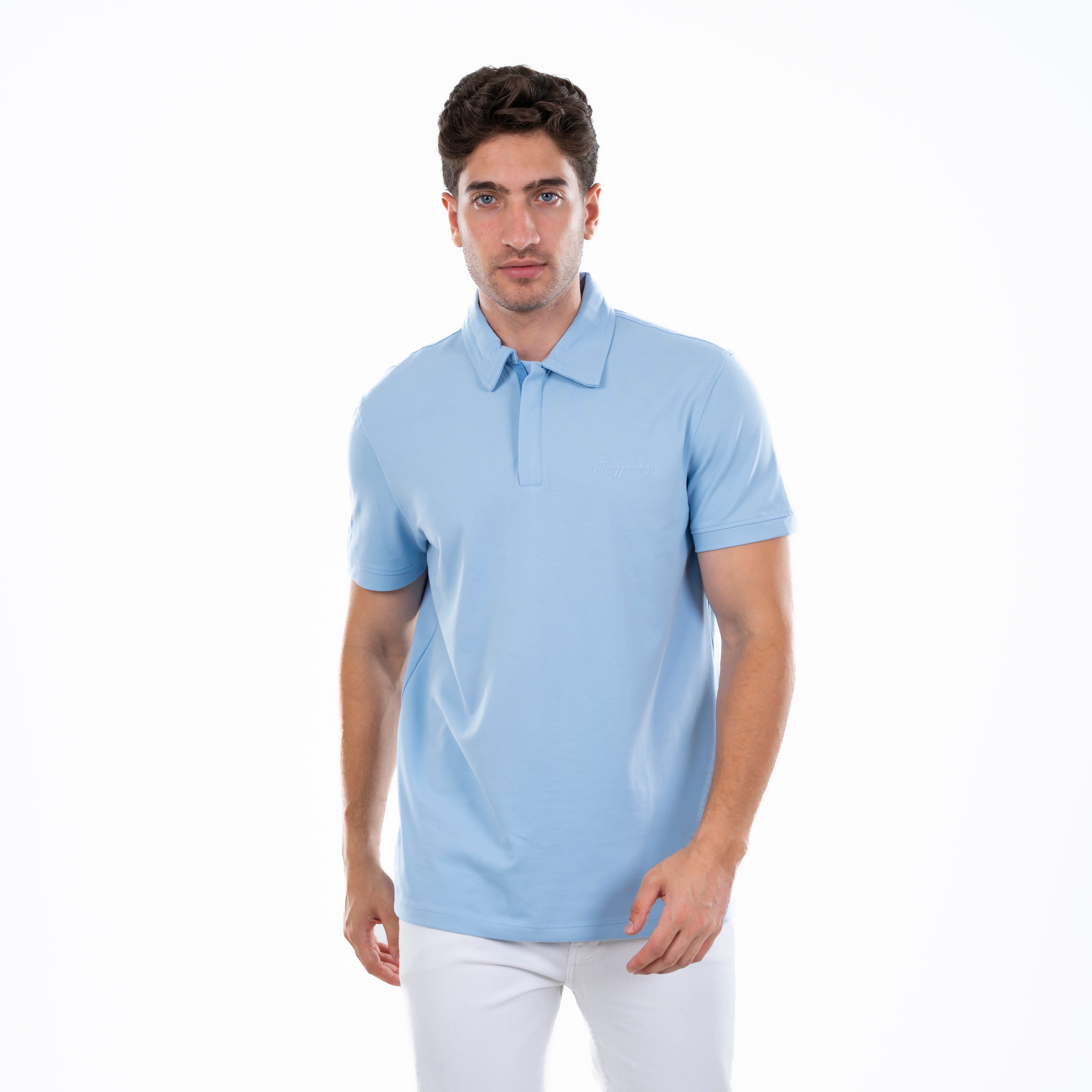 Polo T-shirt - Men - Plain