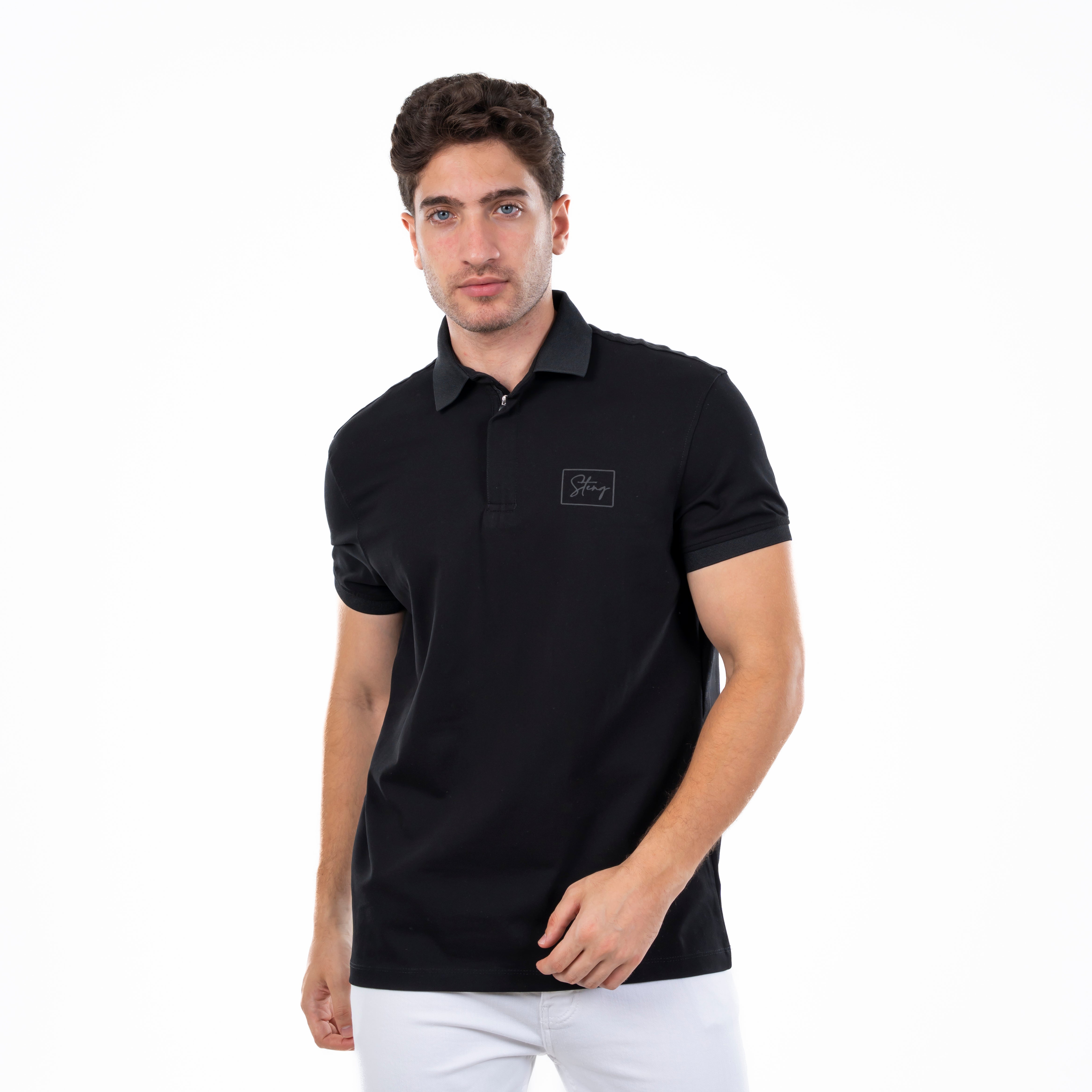 Polo T-shirt - Men - Plain