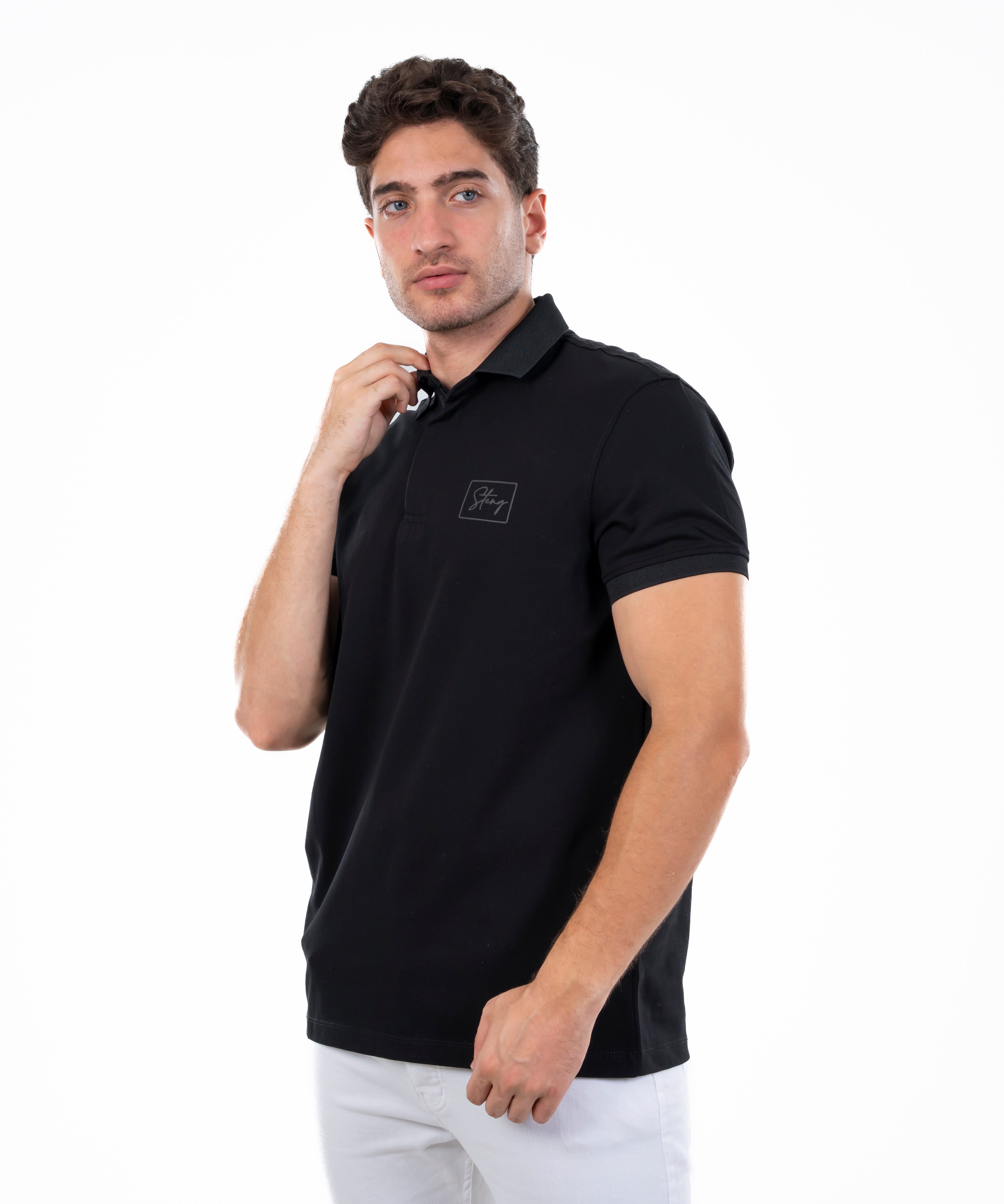 Polo T-shirt - Men - Plain
