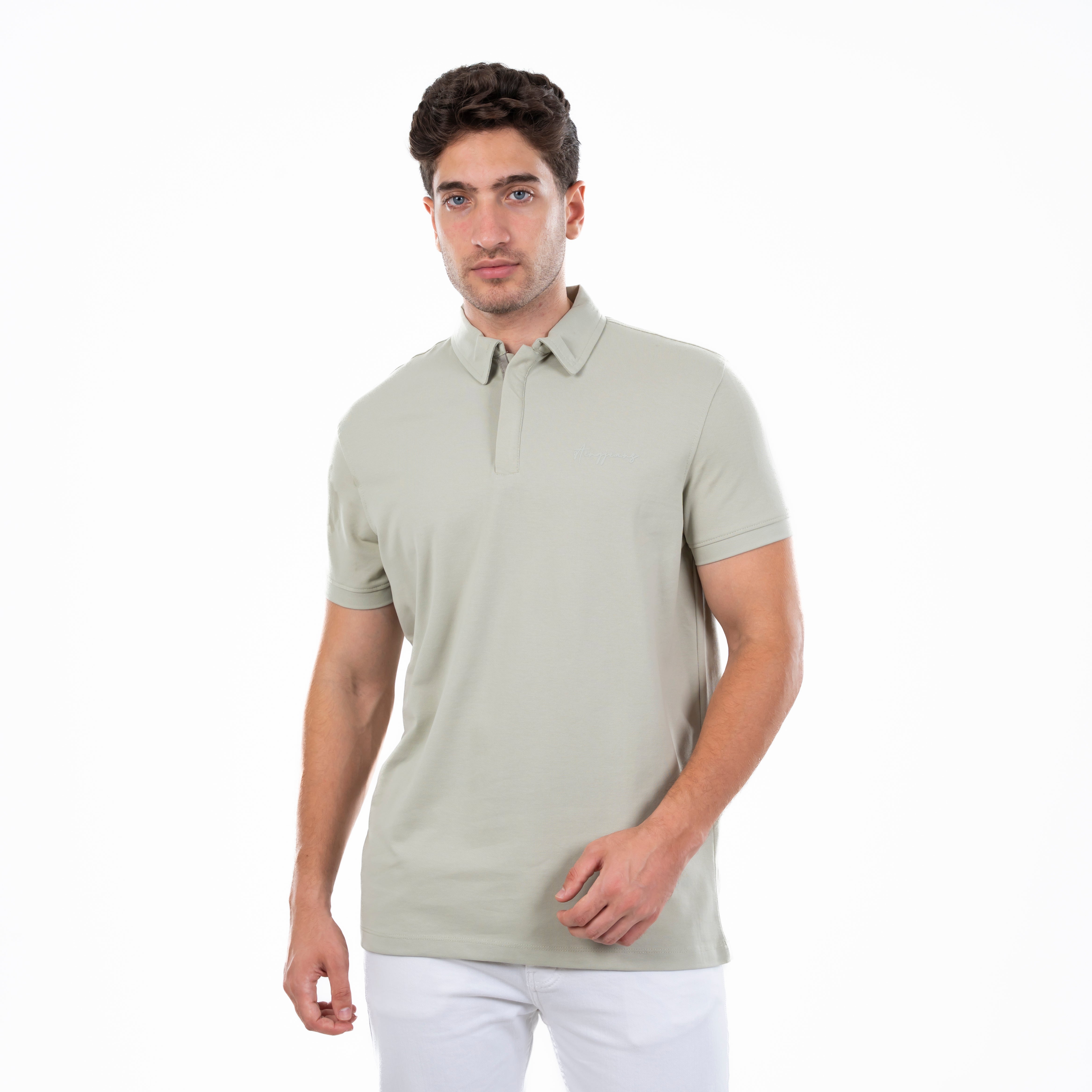 Polo T-shirt - Men - Plain