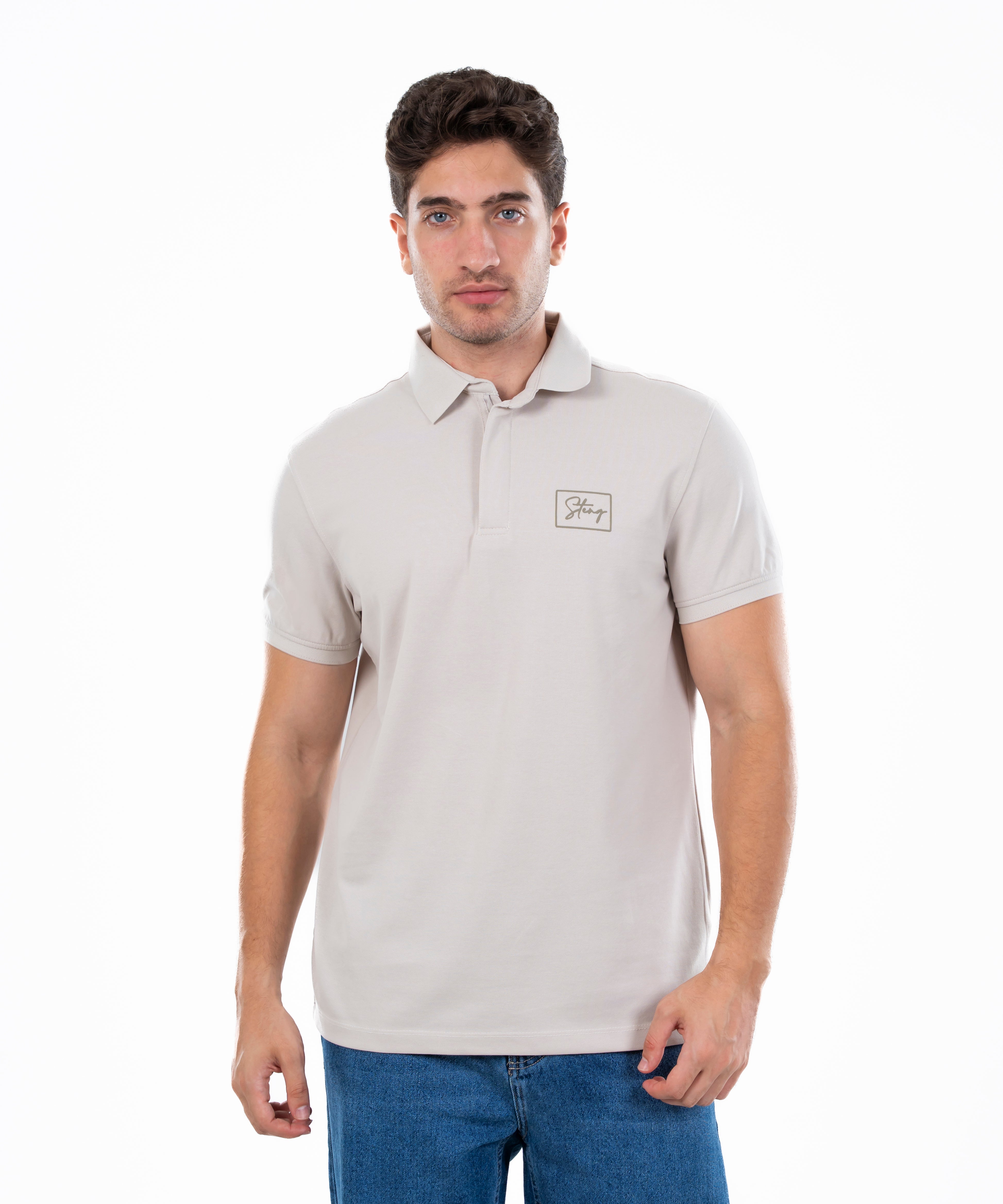 Polo T-shirt - Men - Plain