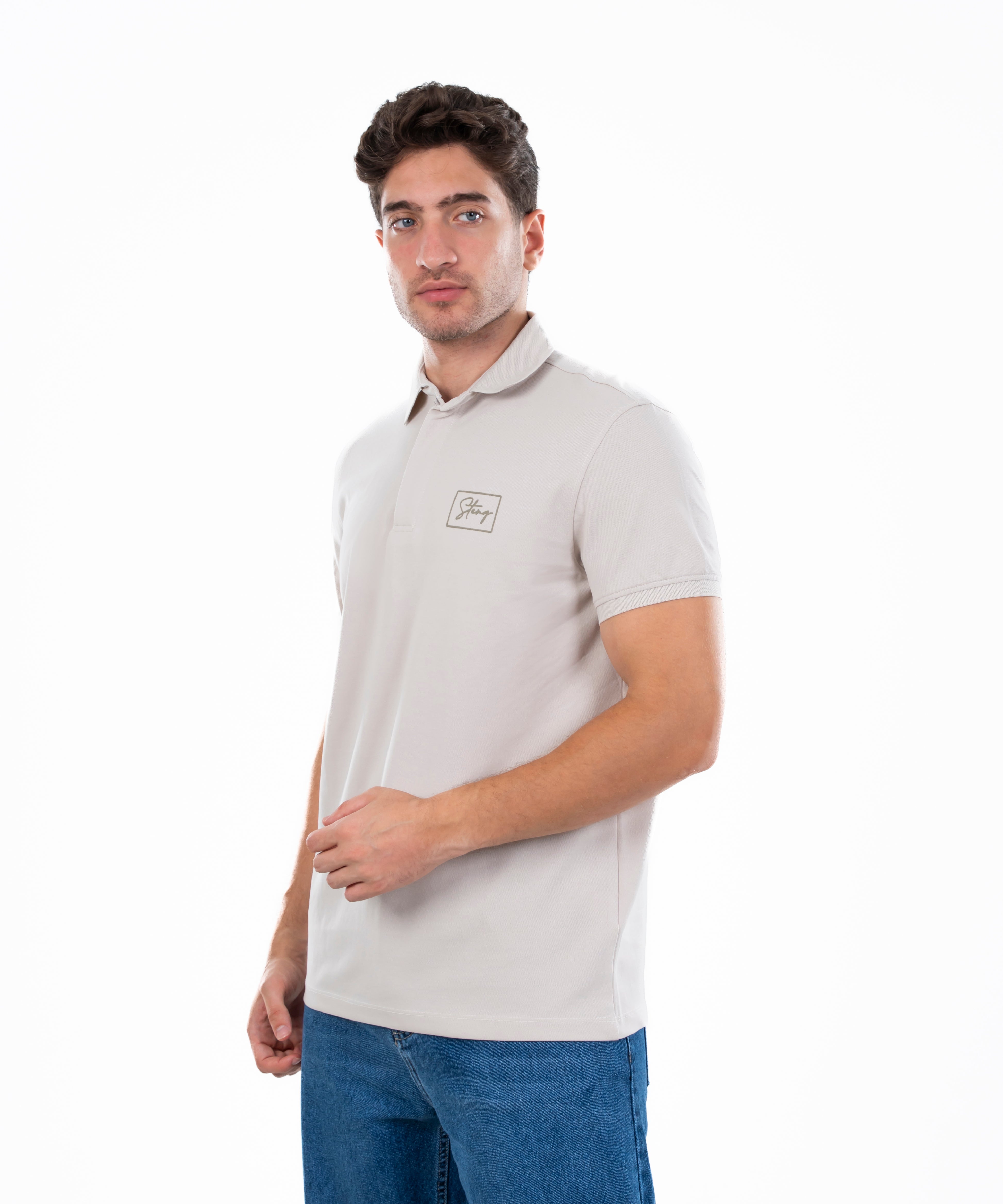 Polo T-shirt - Men - Plain