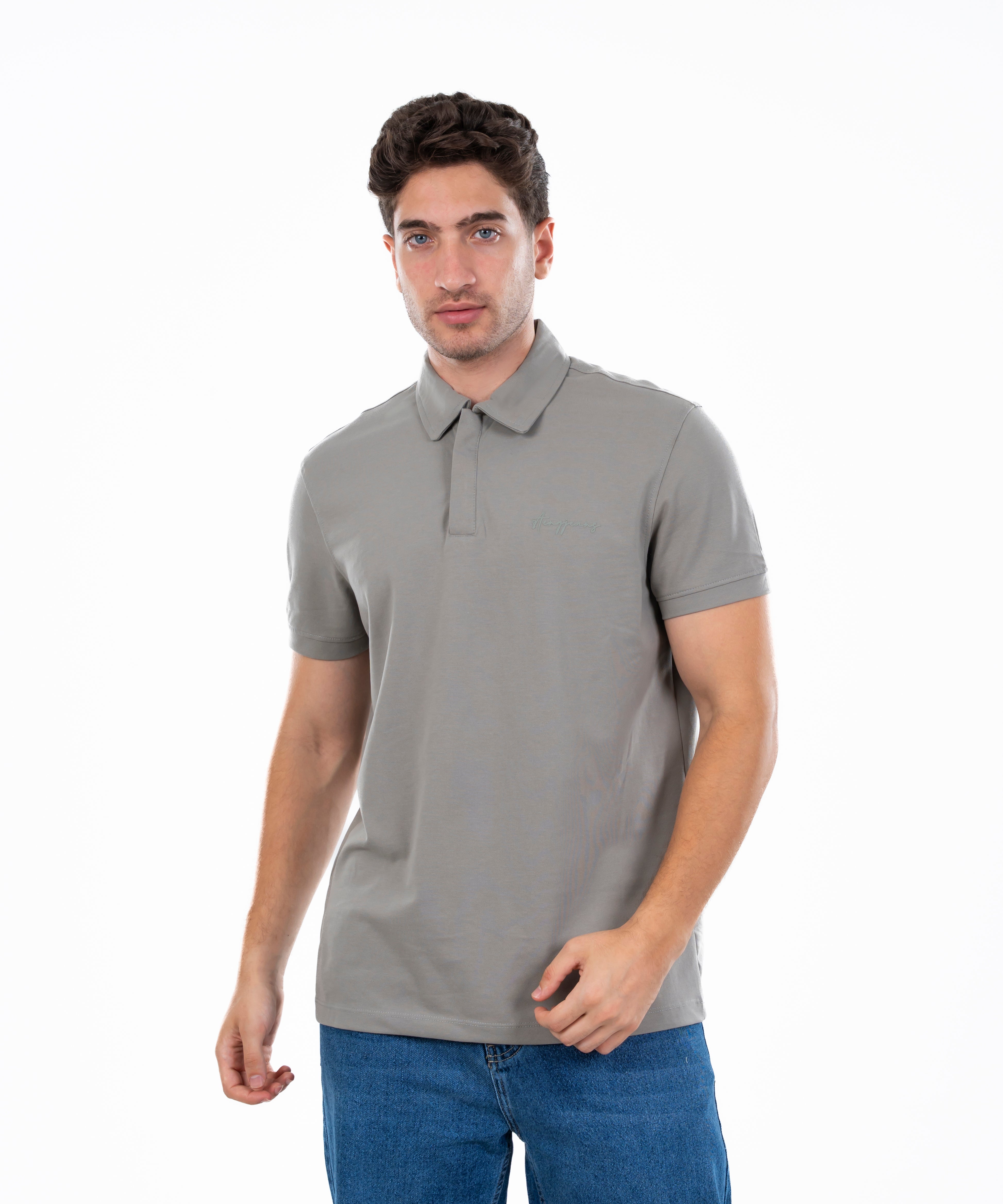 Polo T-shirt - Men - Plain