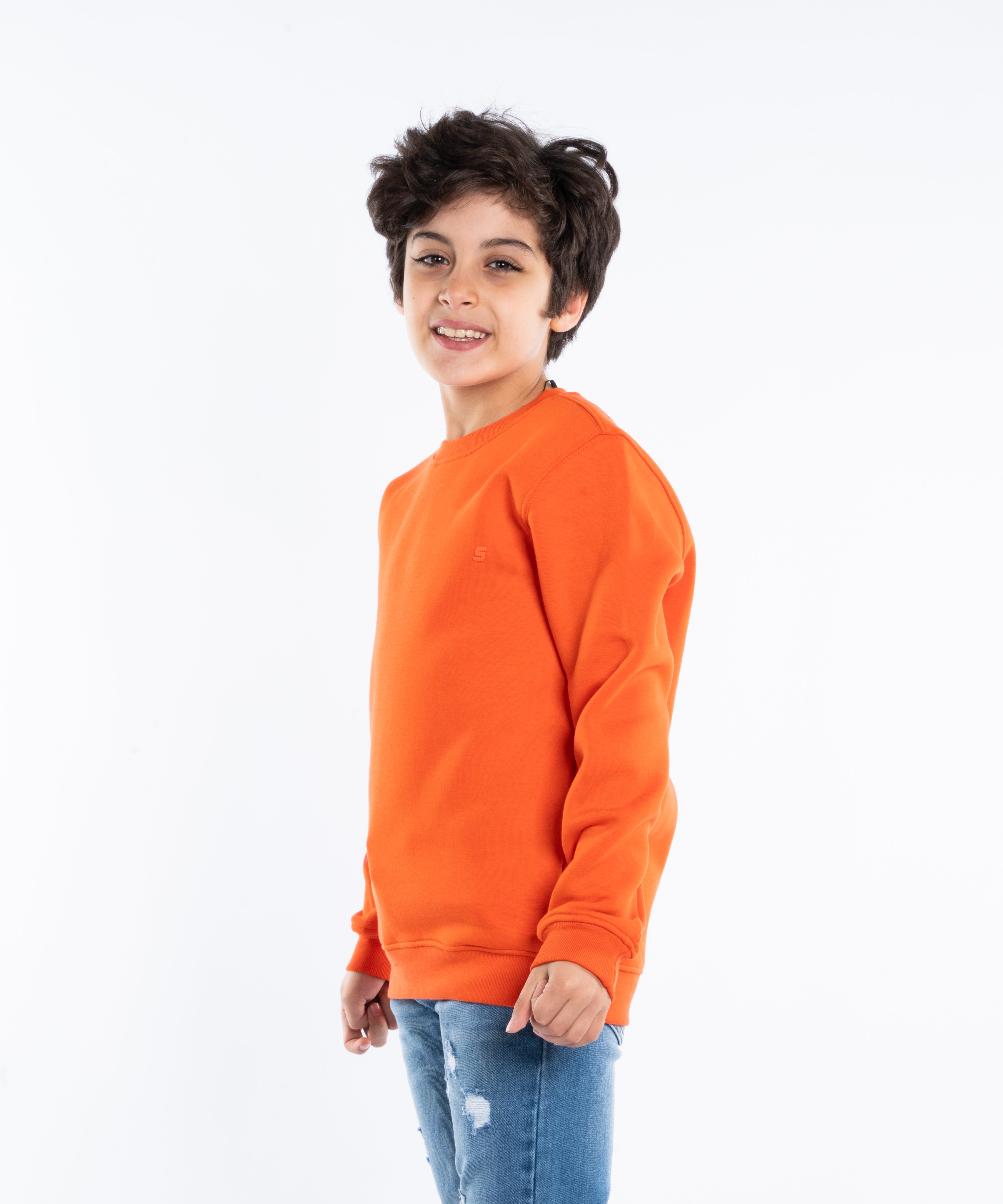 Sweatshirt - Boys - Plain