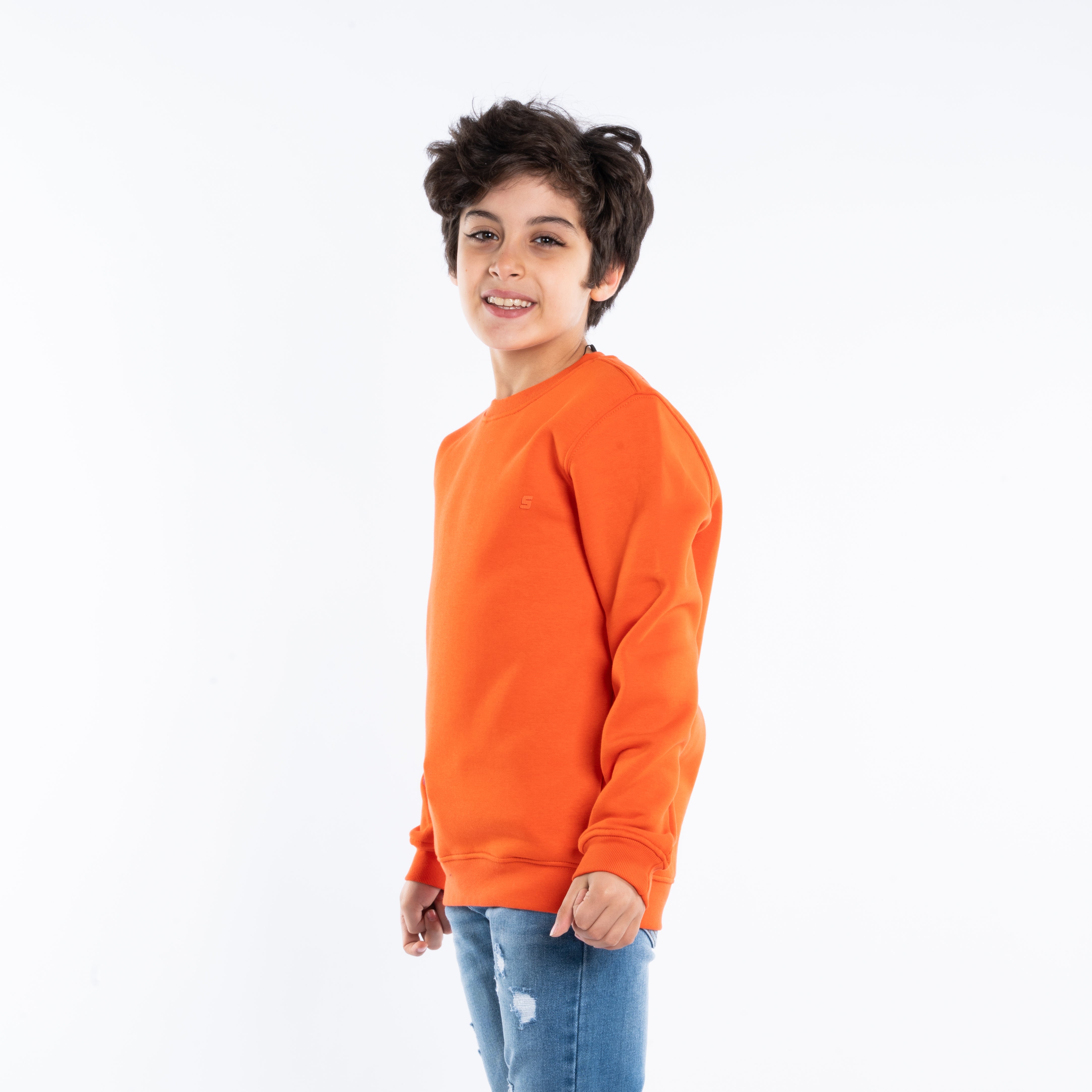 Sweatshirt - Boys - Plain