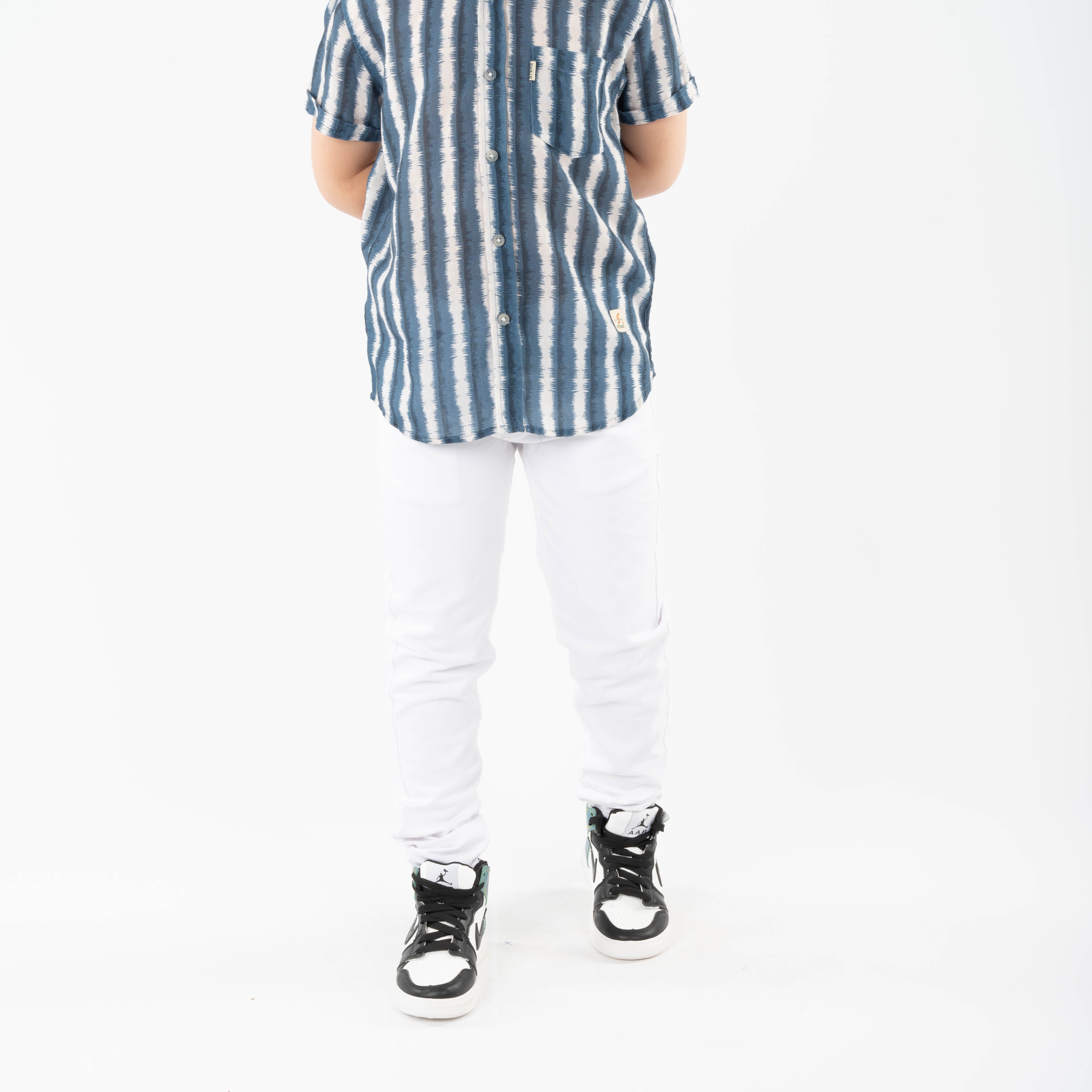 Pants - Boys - White - Jeans