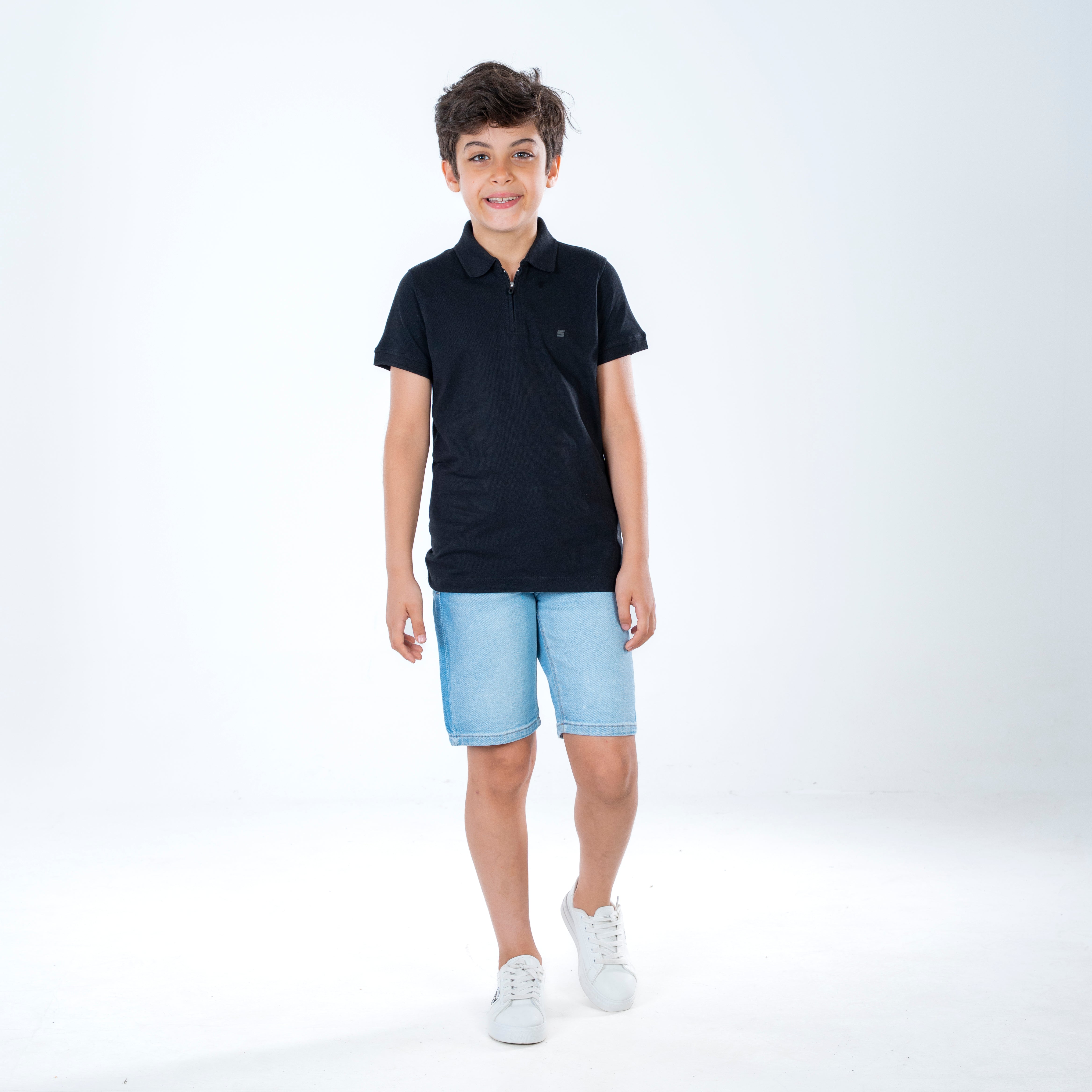 Polo T Shirt - Boys - Plain