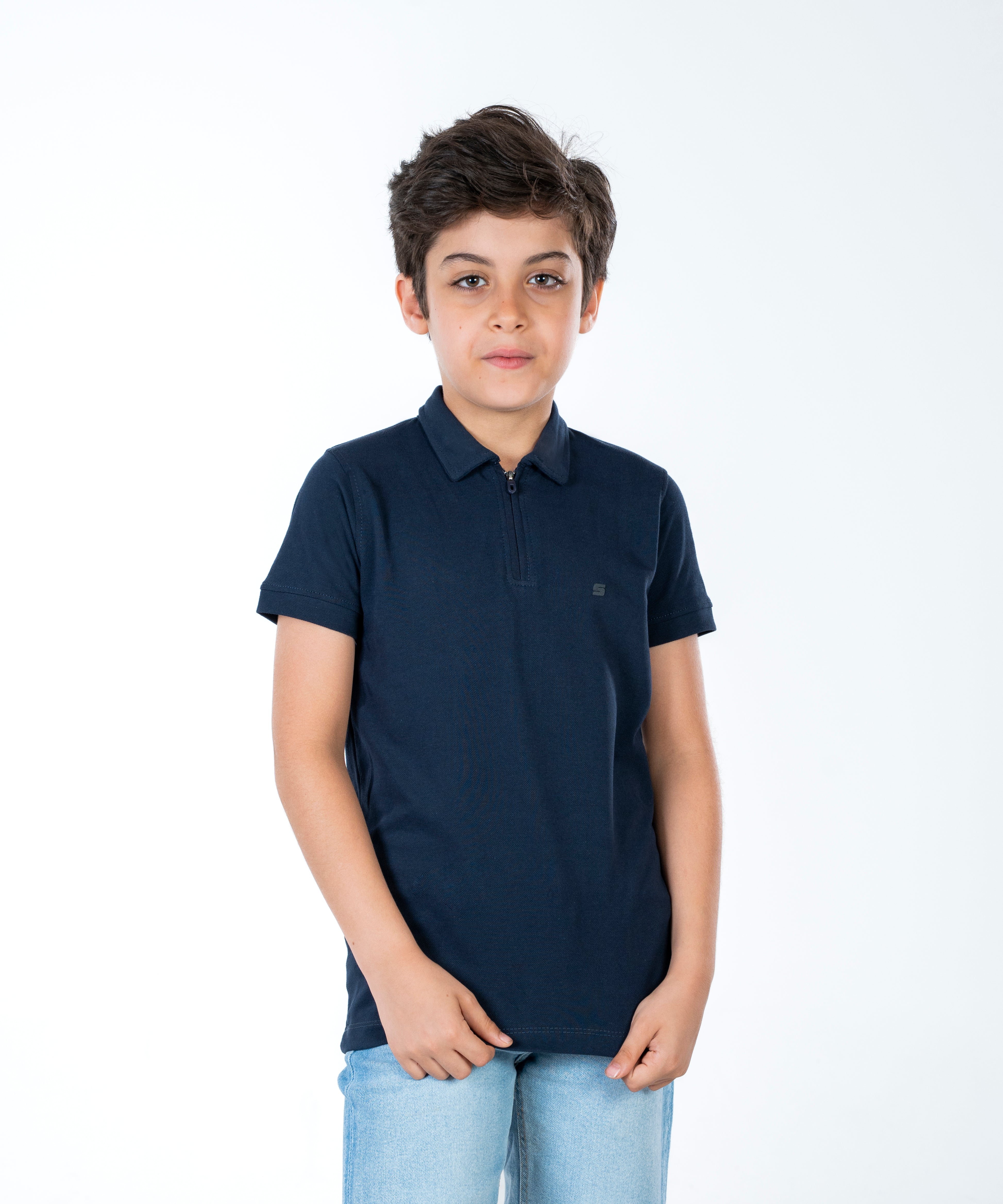 Polo T Shirt - Boys - Plain