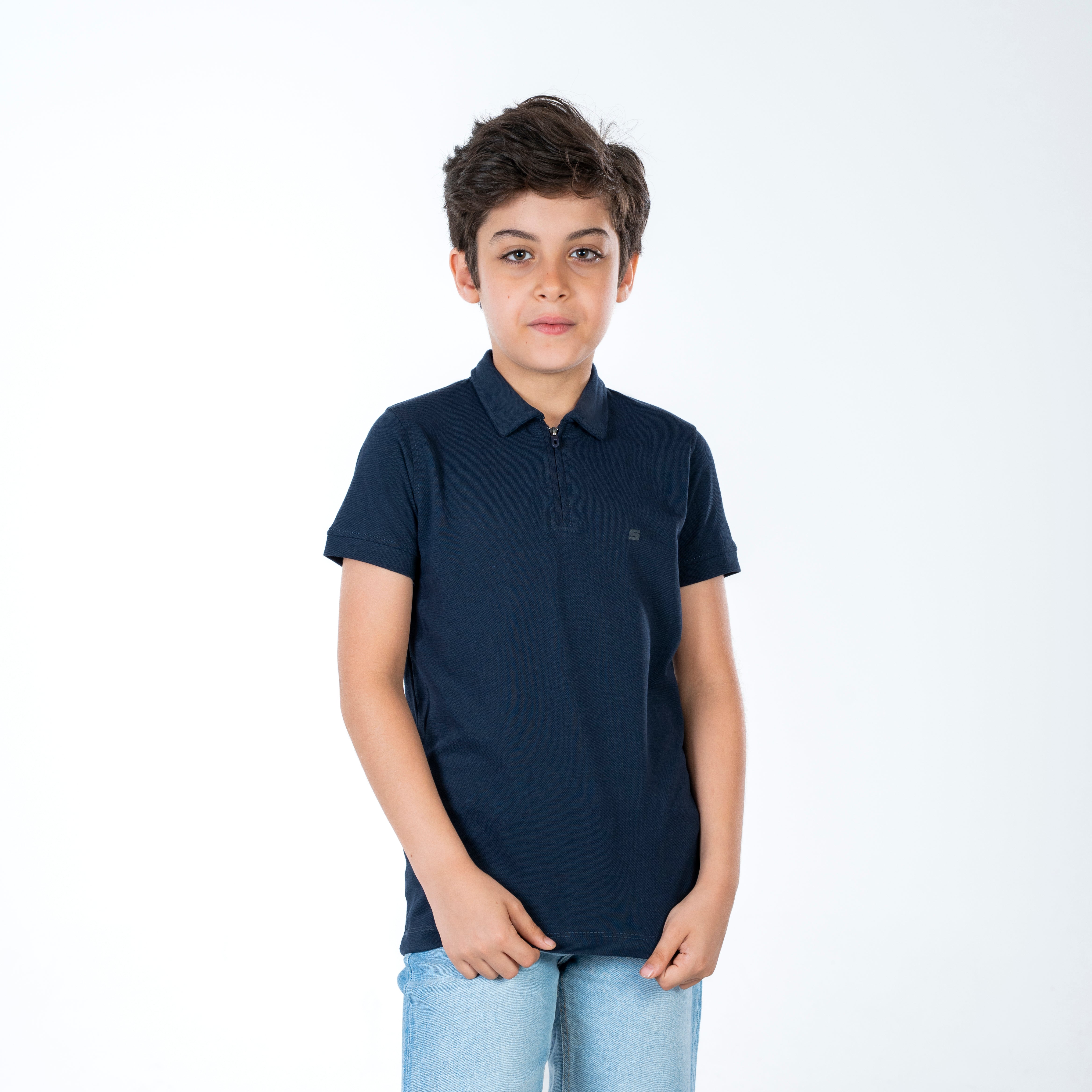Polo T Shirt - Boys - Plain