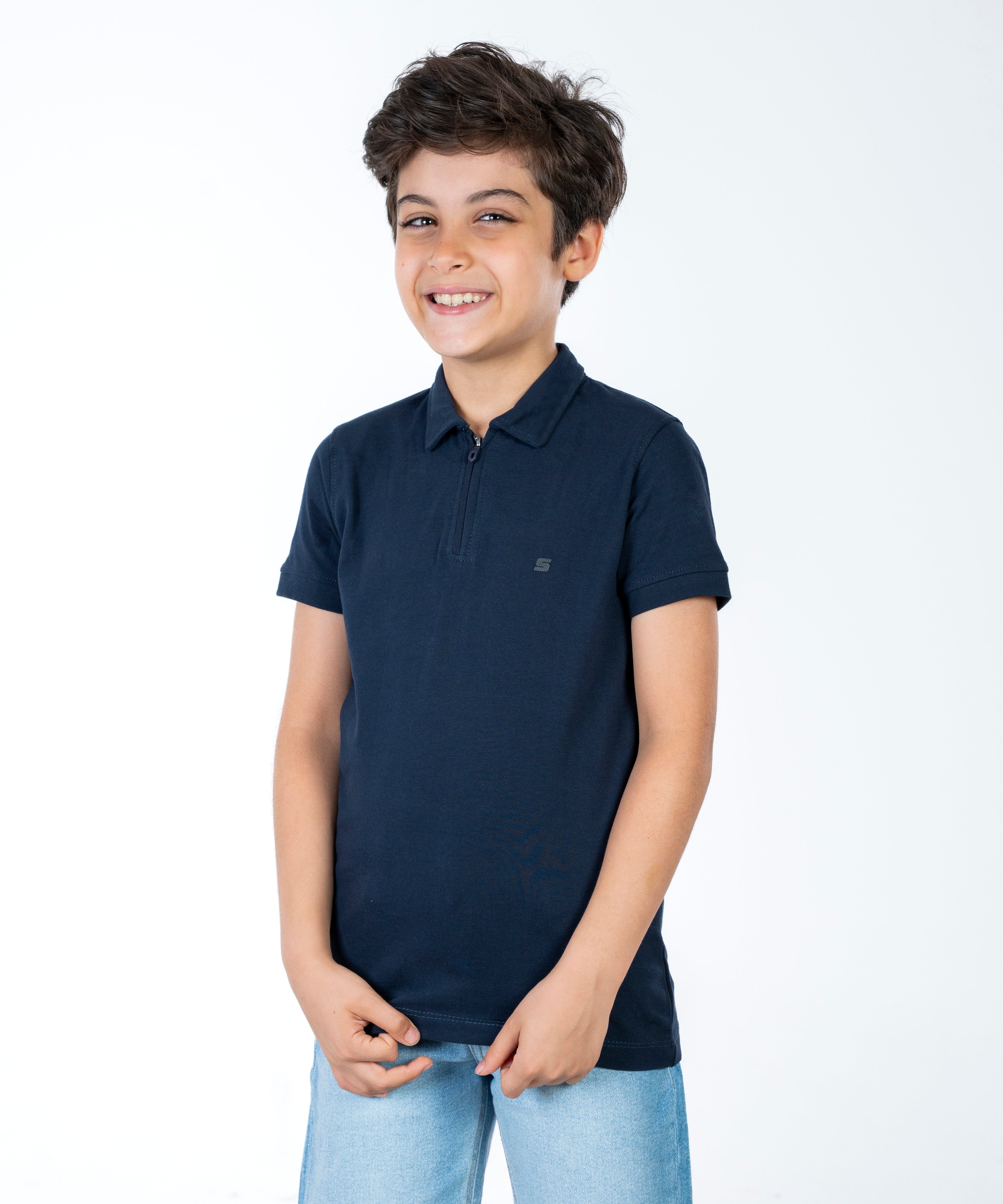 Polo T Shirt - Boys - Plain