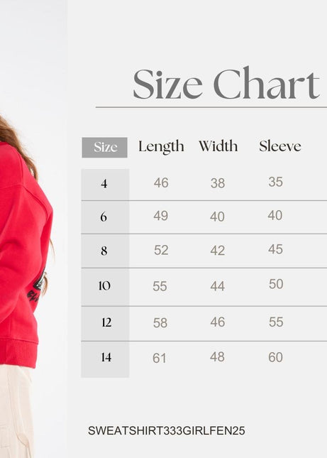 Sweatshirt - Girls - Printed