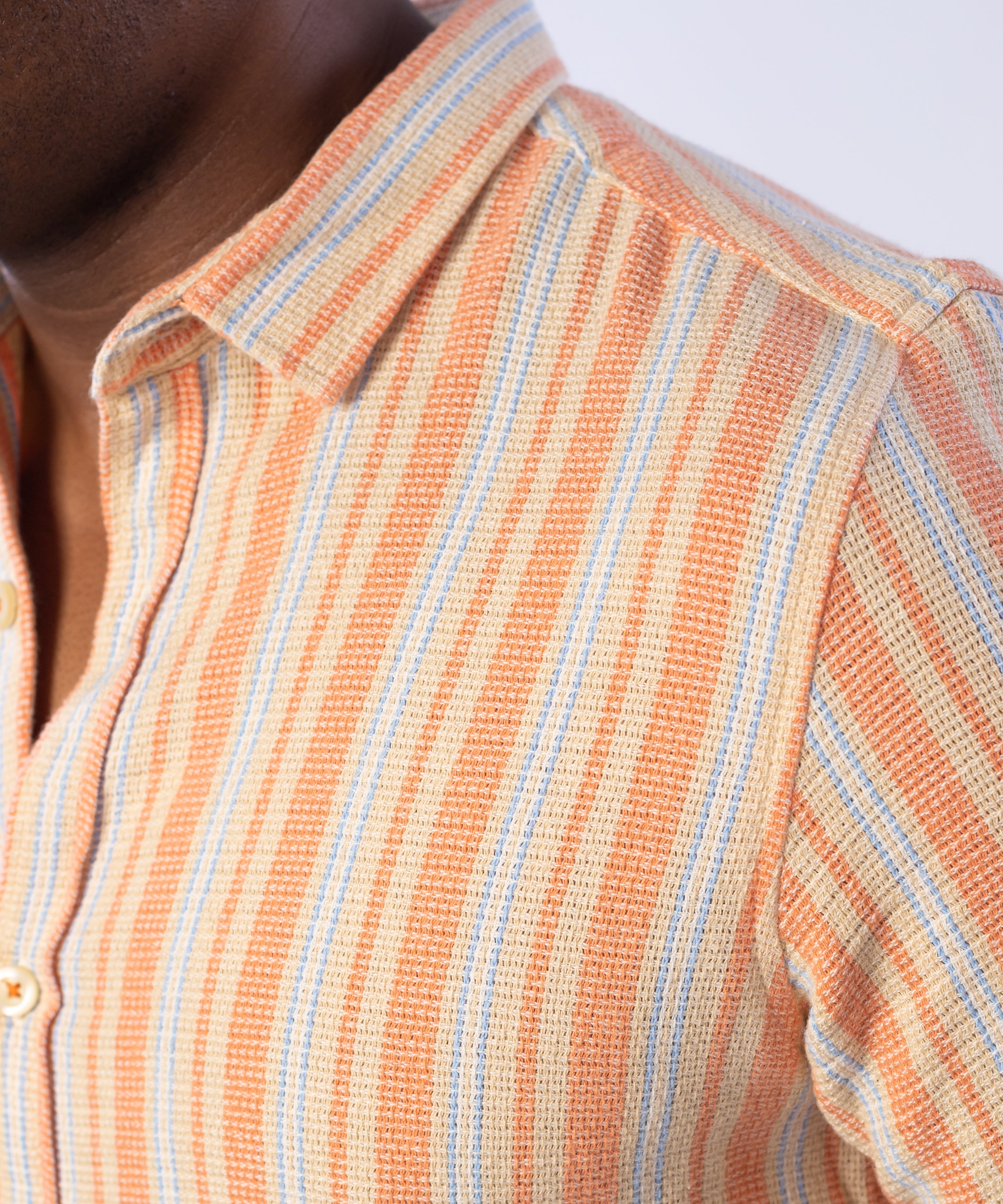 Half Sleeve Shirt - Men - Striped