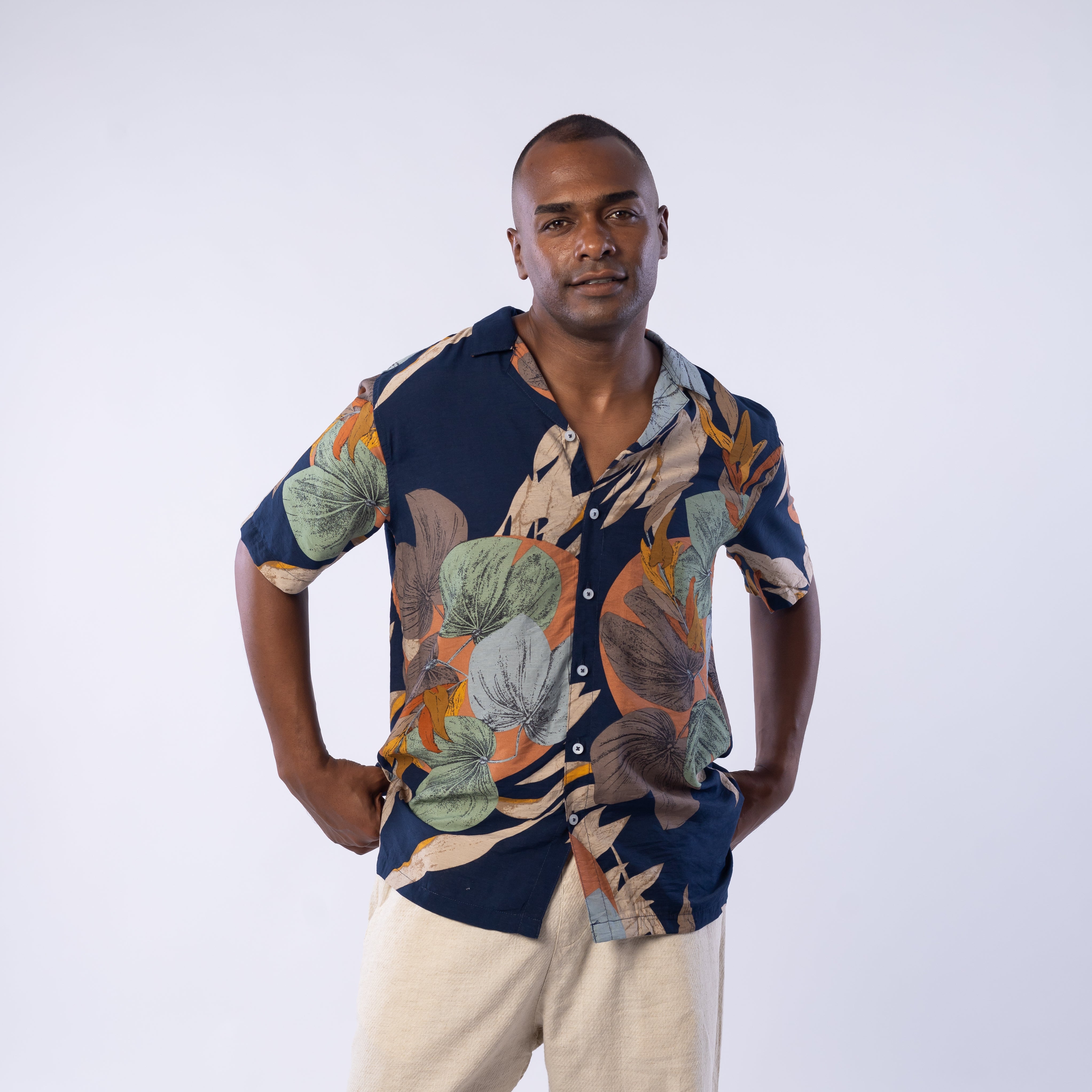 Half Sleeve Shirt - Men - Plaid