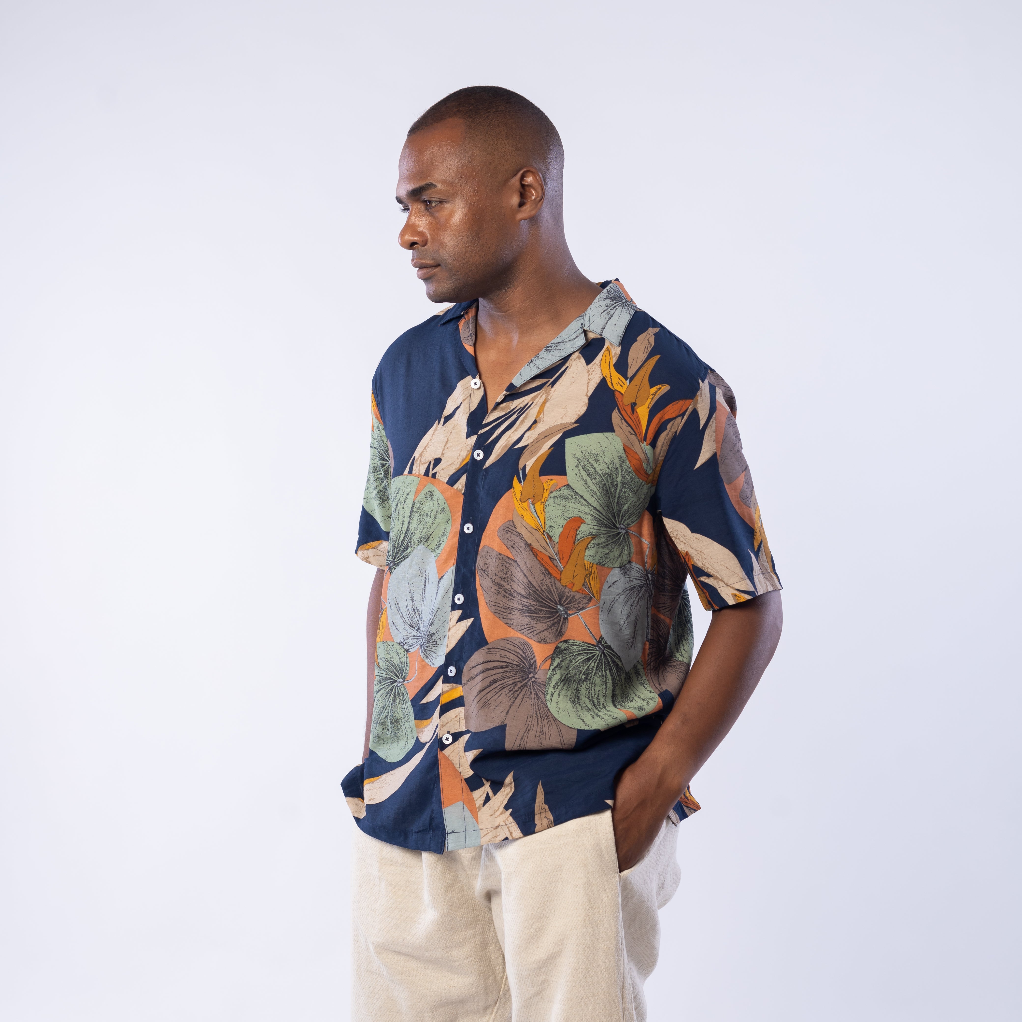 Half Sleeve Shirt - Men - Plaid