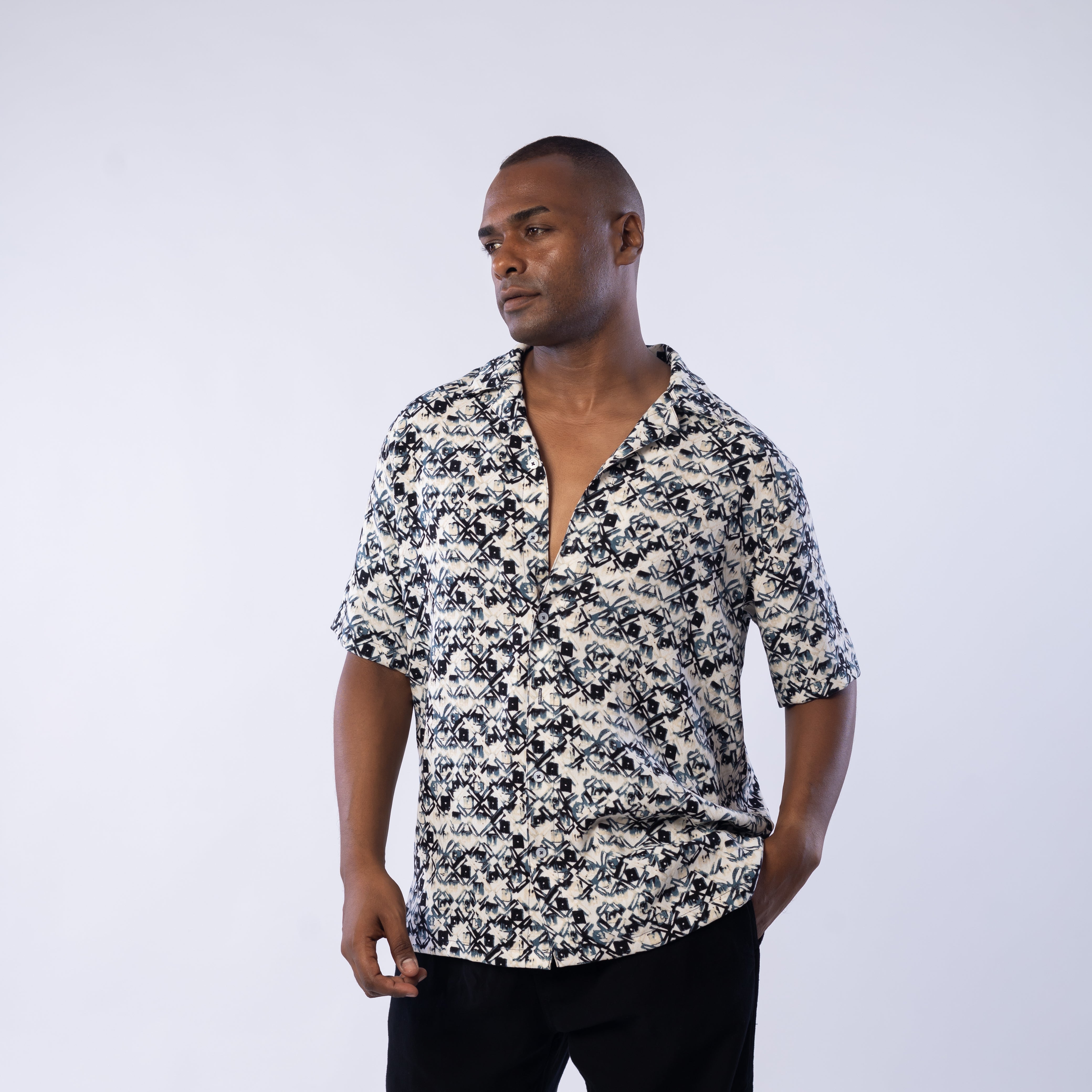 Half Sleeve Shirt - Men - Plaid