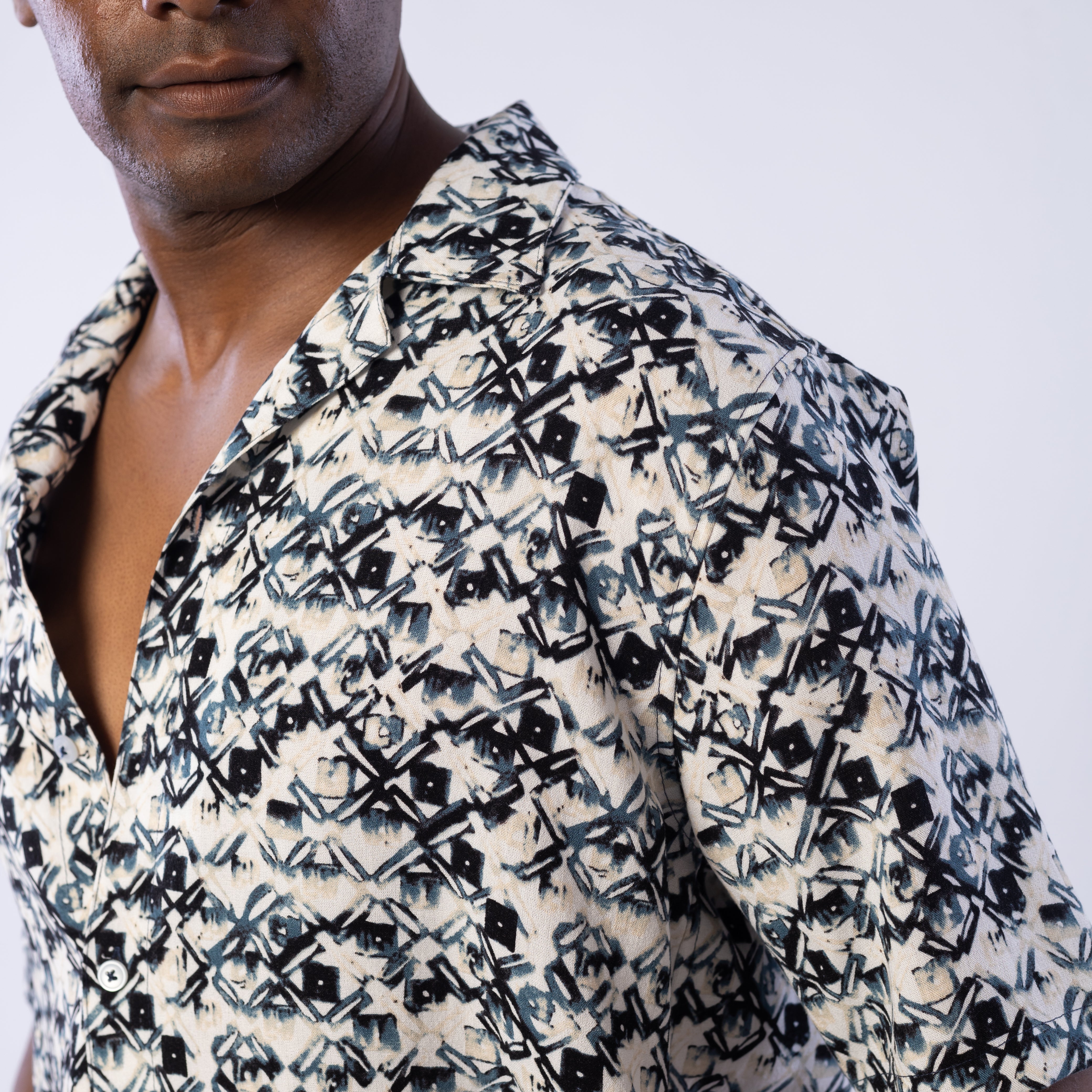 Half Sleeve Shirt - Men - Plaid