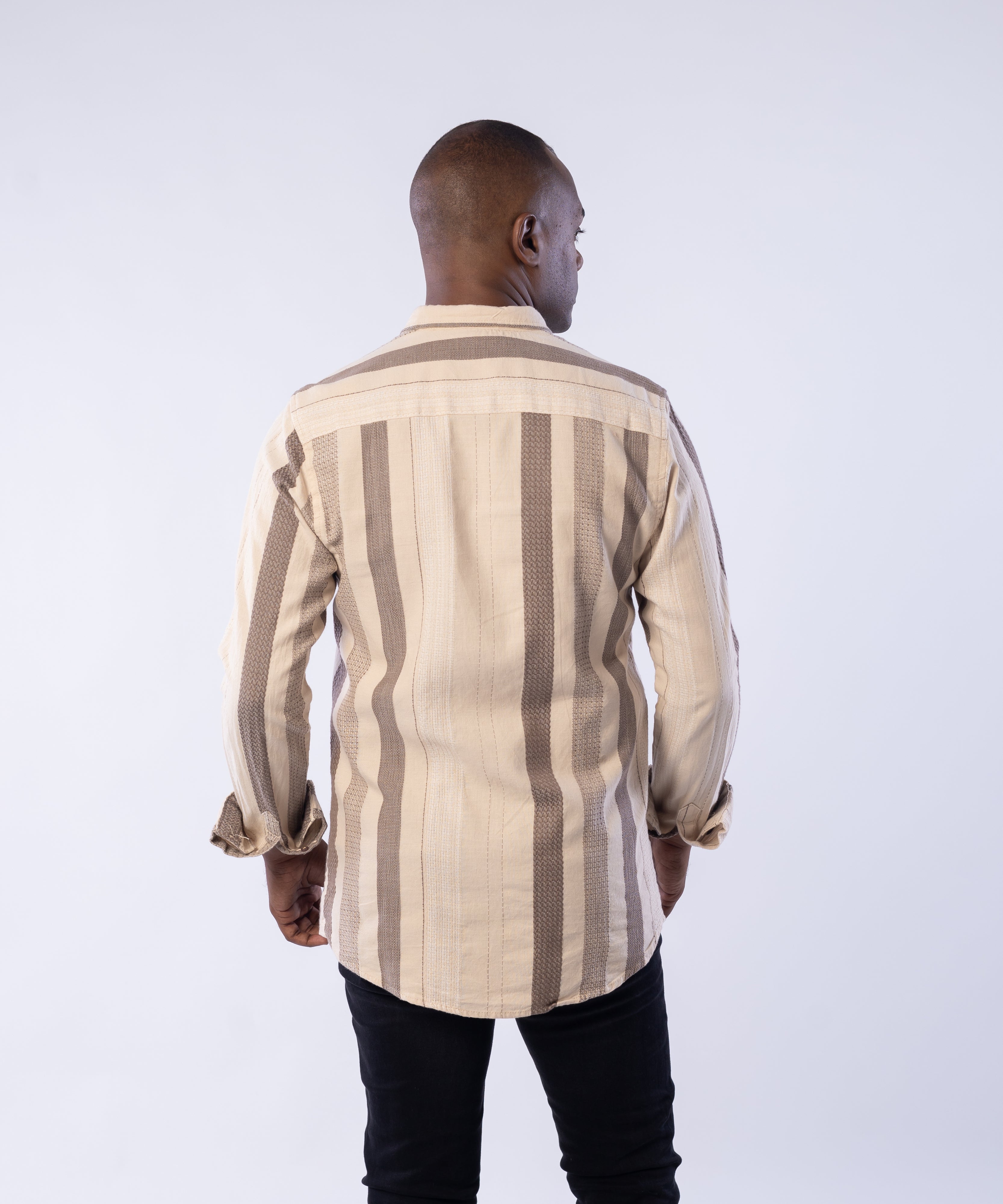 Long Sleeve Shirt - Men - Striped