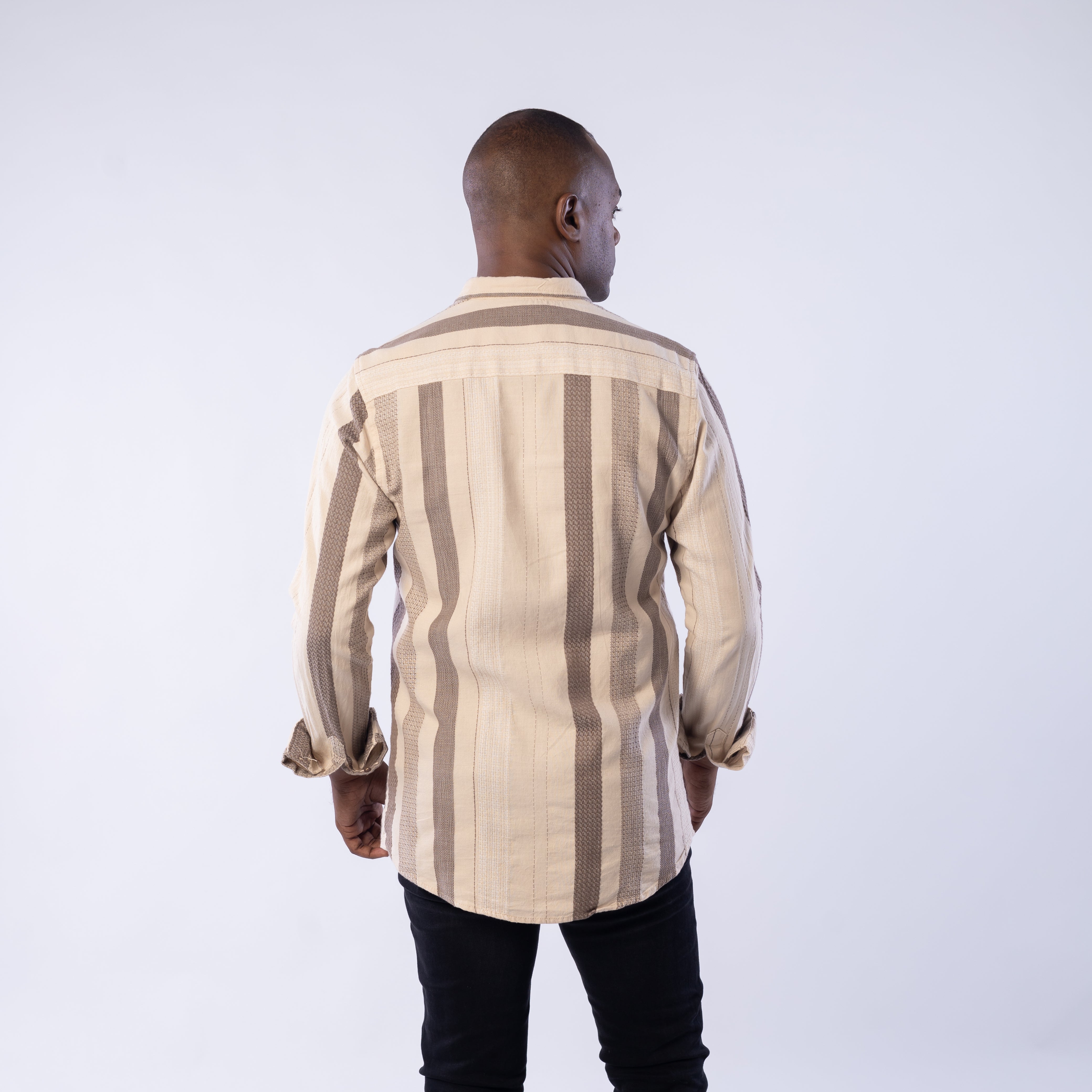 Long Sleeve Shirt - Men - Striped