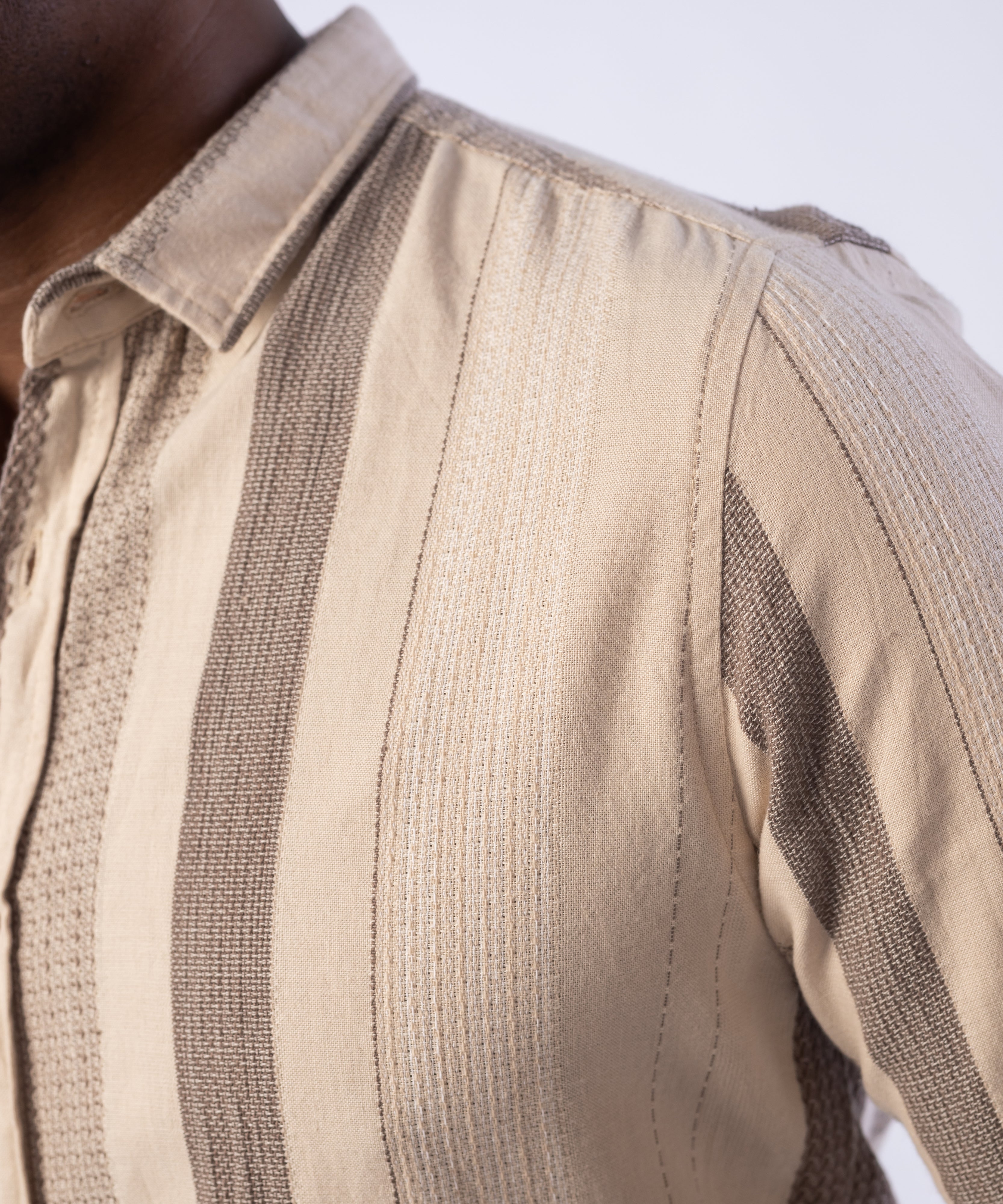 Long Sleeve Shirt - Men - Striped