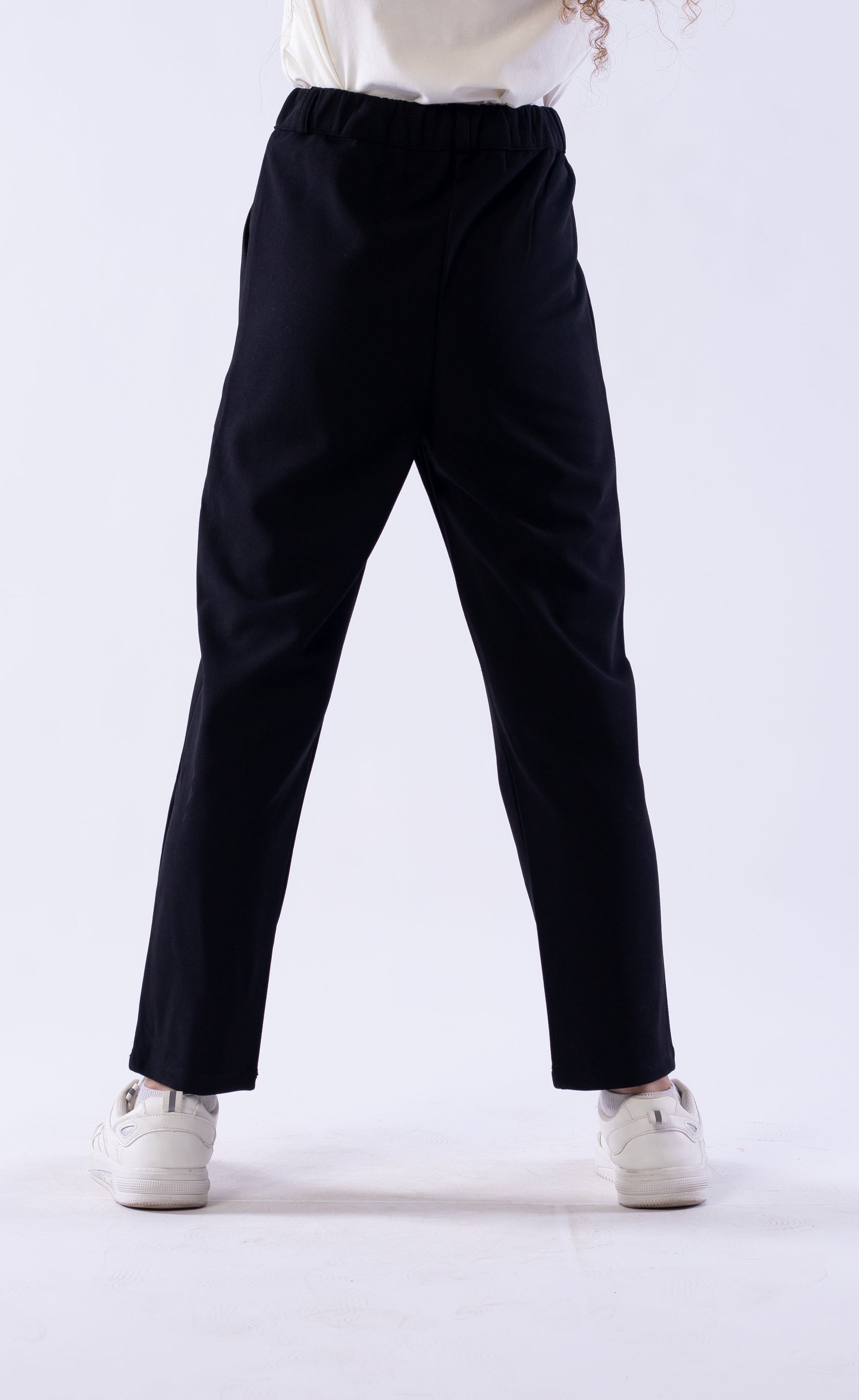 Girls' Slim-Fit Plain Pants – view 3