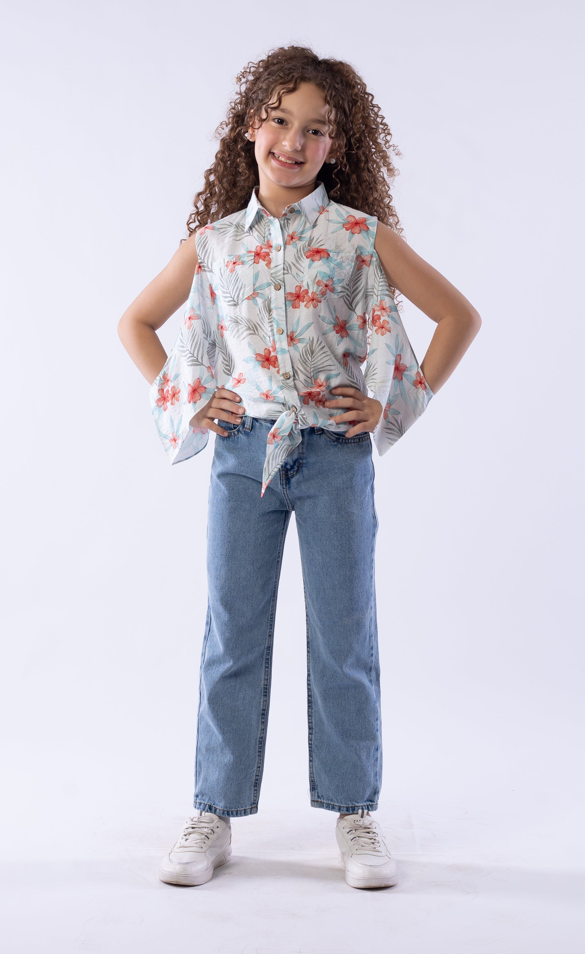 Girls' Jeans - Blue, Dark Blue & Light Blue – view 10