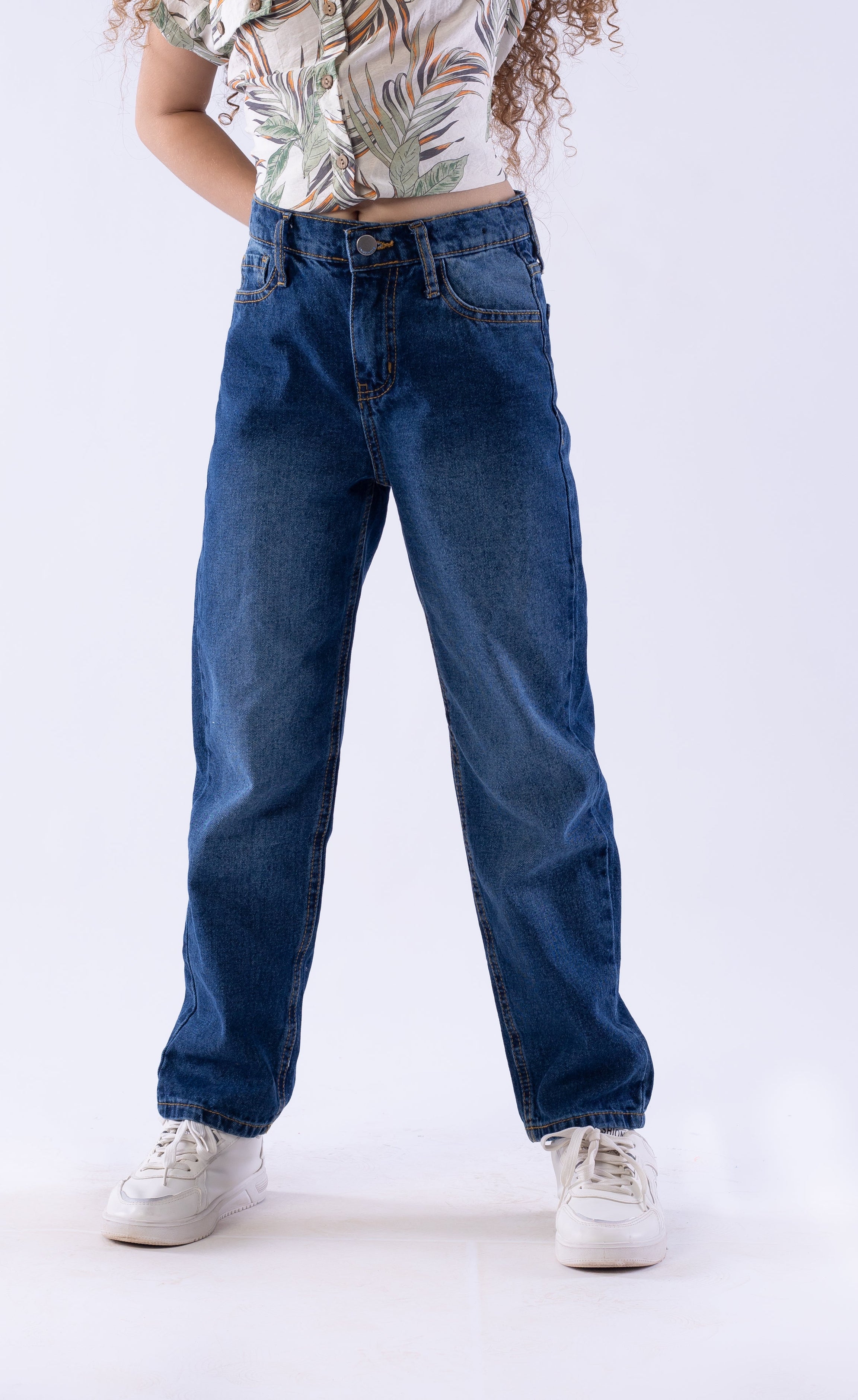 Girls' Jeans - Blue, Dark Blue & Light Blue