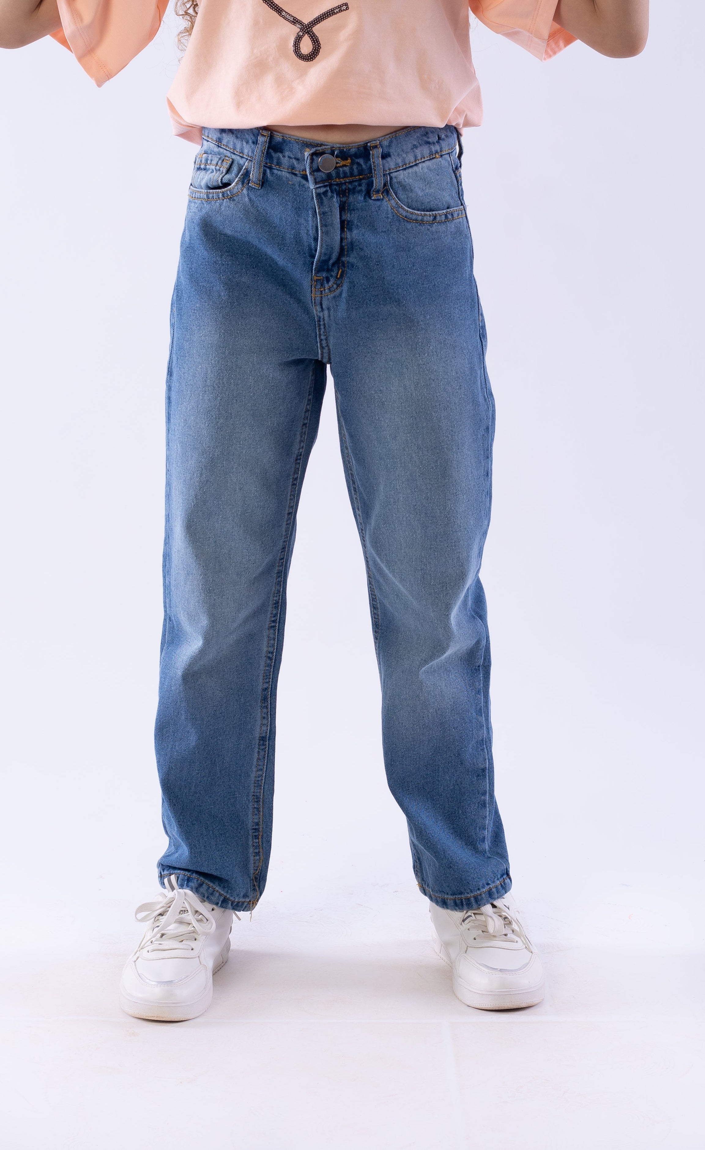Girls' Jeans - Blue, Dark Blue & Light Blue – view 5