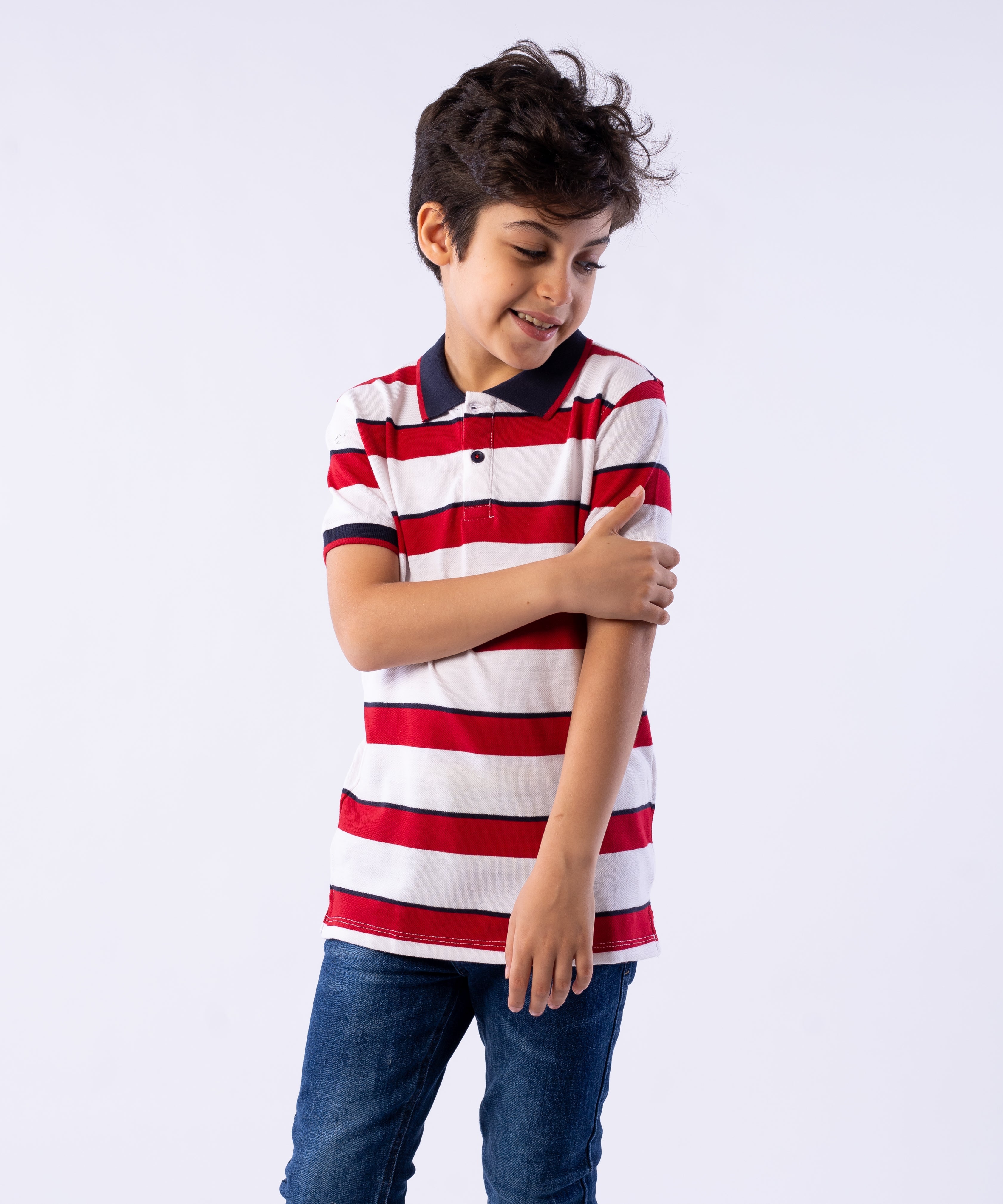 T-shirt - Polo - Boys - Striped