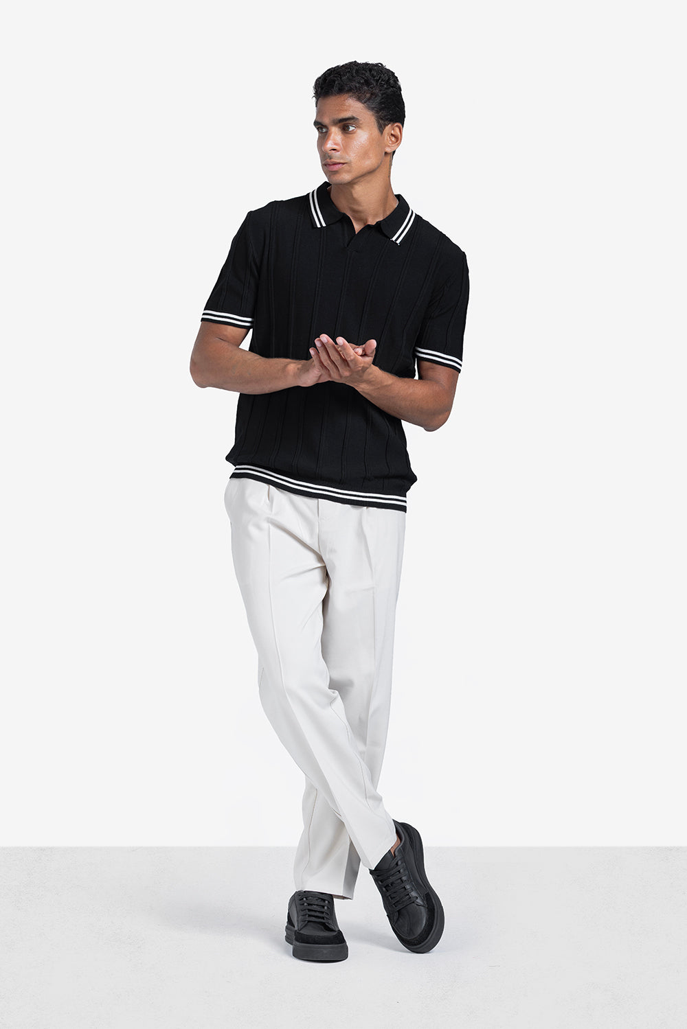 Polo T-Shirt - Men - Striped