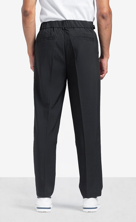 Men's Straight-Leg Linen Pants - Beige & Black – view 6