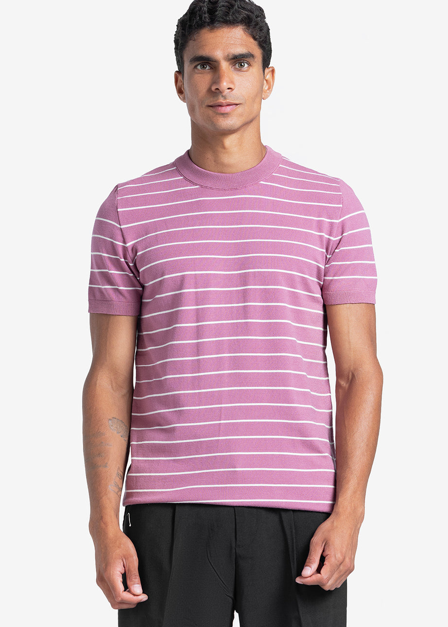 T-shirt - Men - Striped