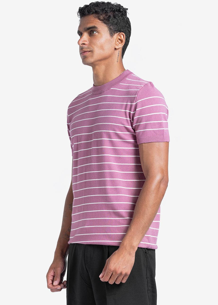 T-shirt - Men - Striped