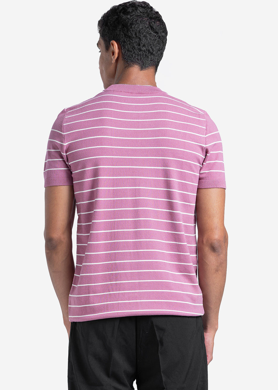 T-shirt - Men - Striped