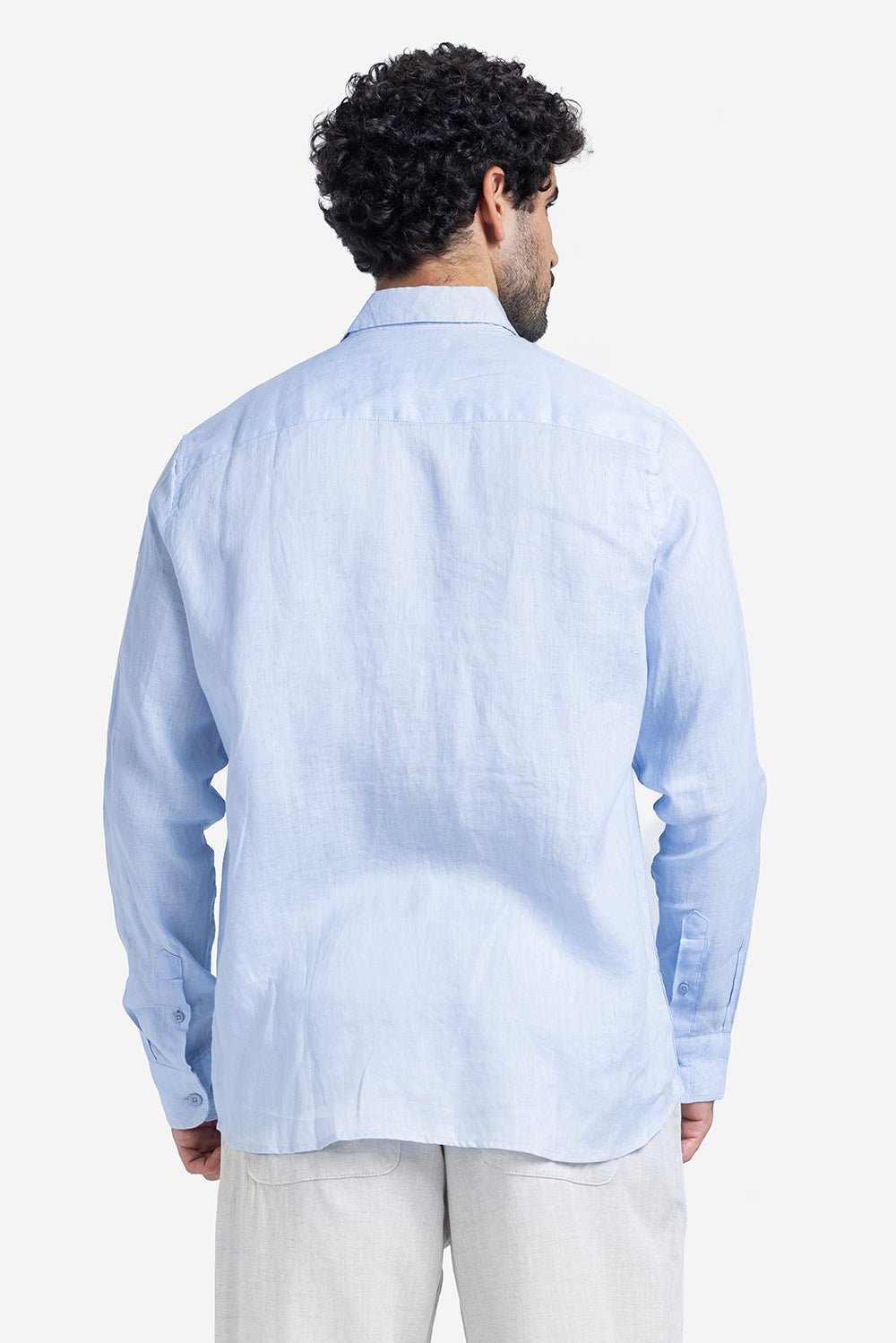 Long Sleeve Shirt - Men - Plain