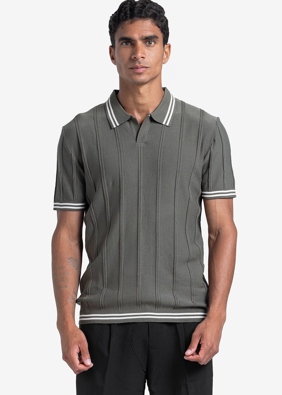Polo T-Shirt - Men - Striped