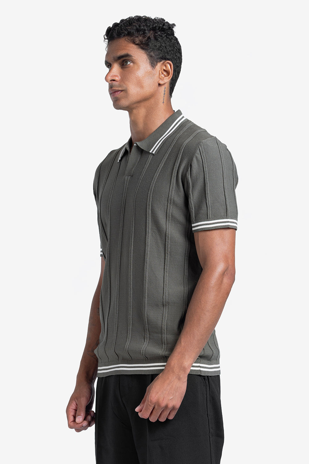 Polo T-Shirt - Men - Striped
